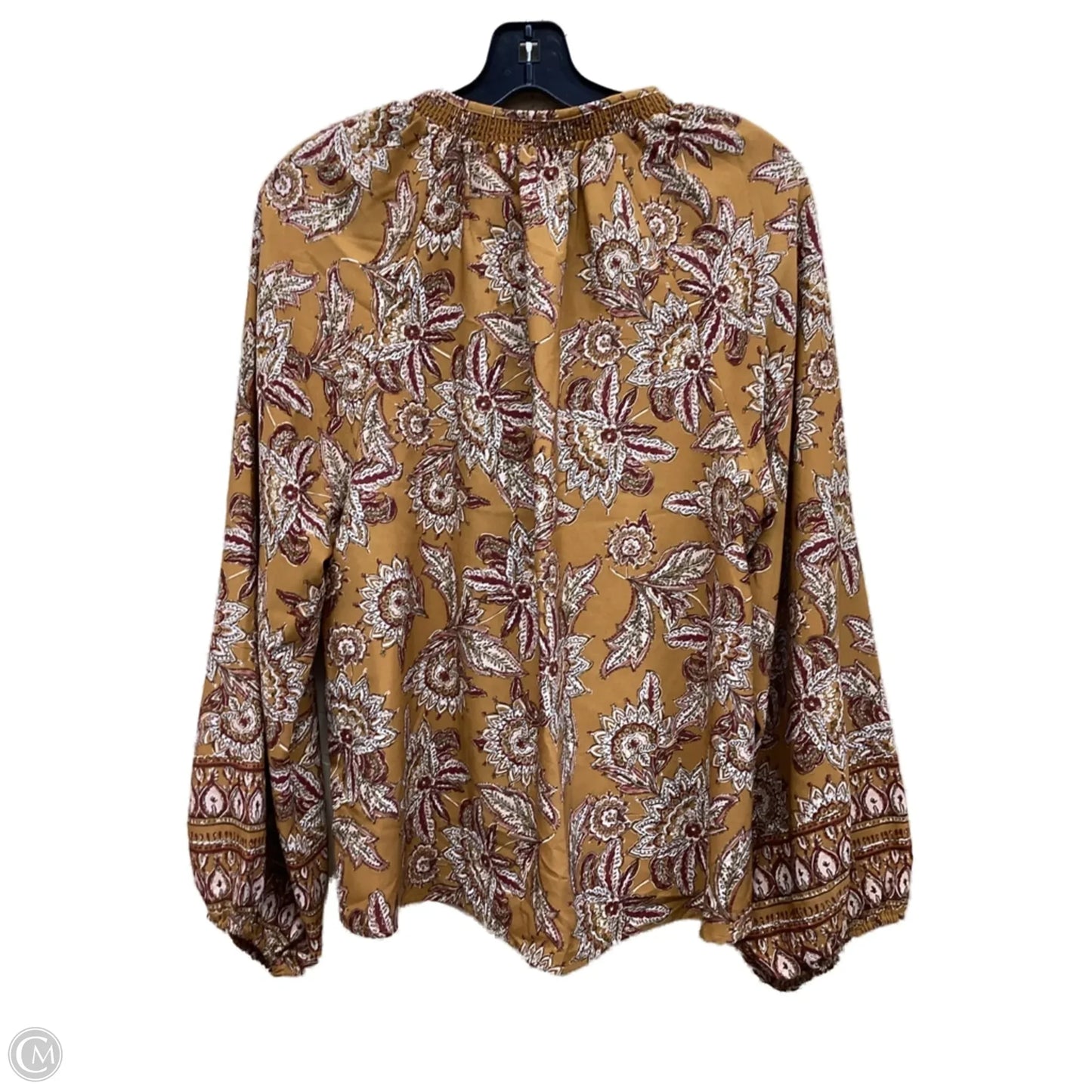 Top Long Sleeve By Evereve In Multi-colored, Size: Xl