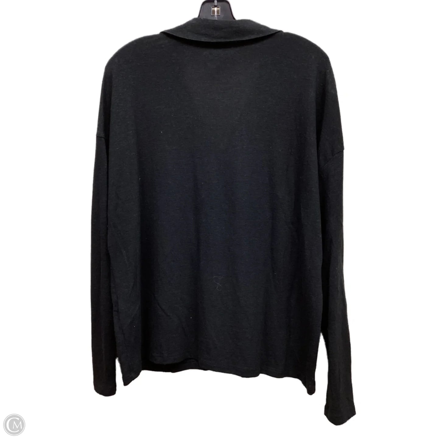 Top Long Sleeve By Banana Republic In Black, Size: L