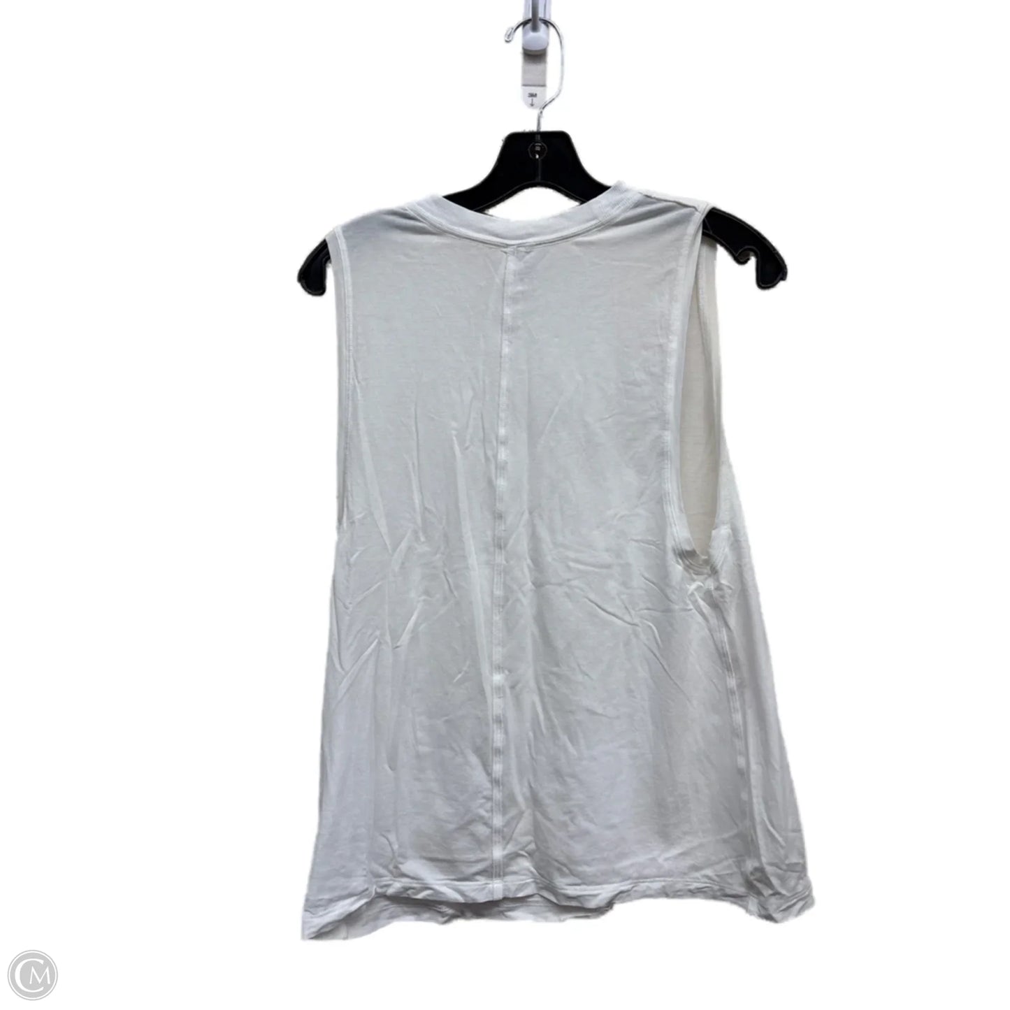 Athletic Tank Top By Lululemon In White, Size: 2