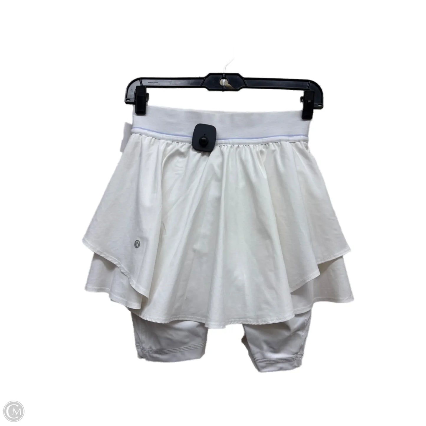 Athletic Skort By Lululemon In White, Size: 4