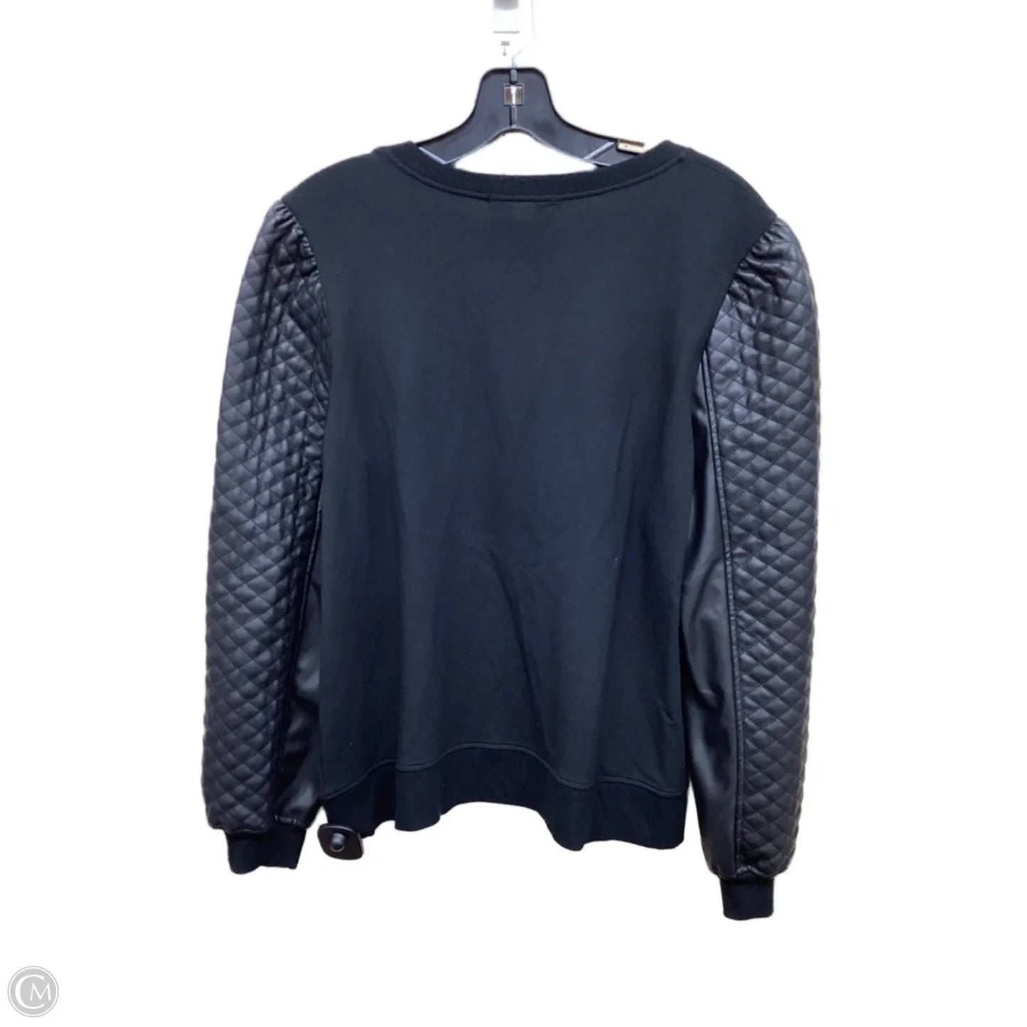 Top Long Sleeve By Clothes Mentor In Black, Size: M