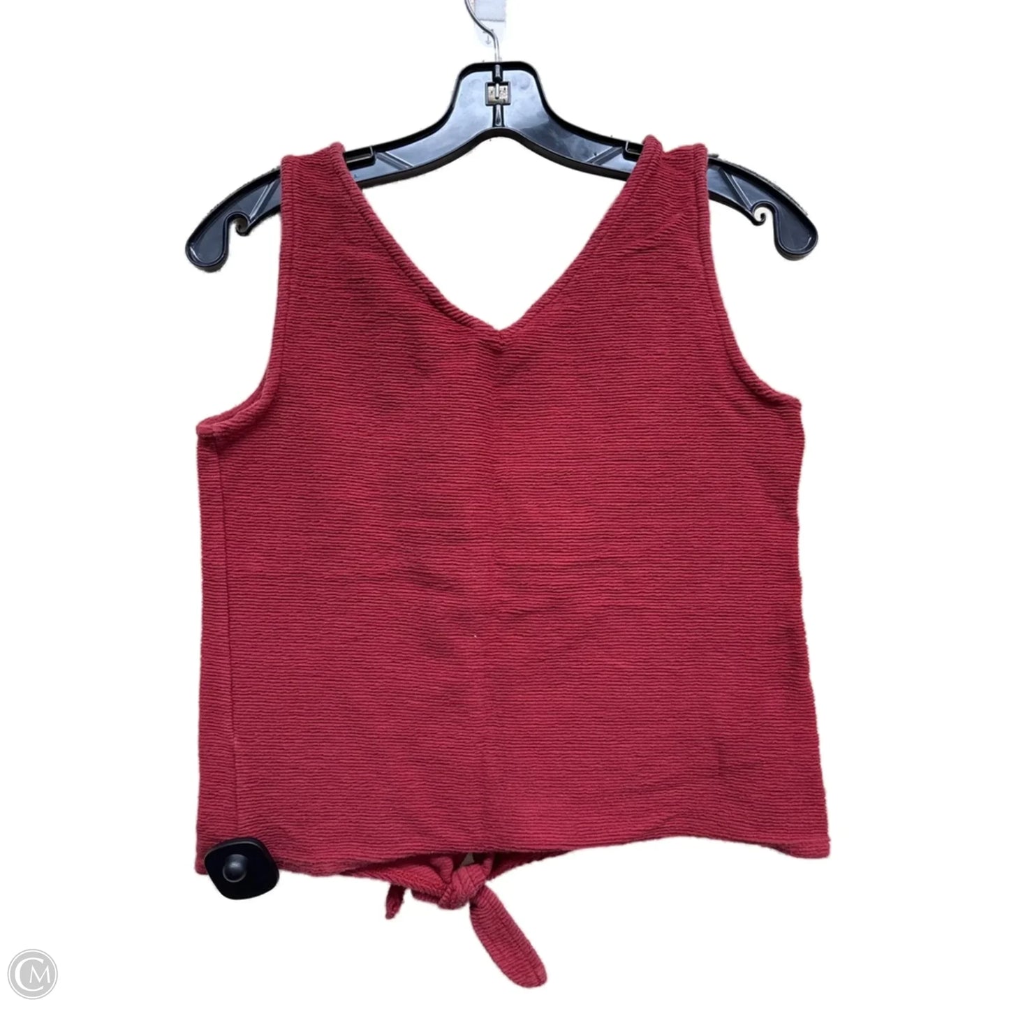 Top Sleeveless By Ann Taylor In Red, Size: M