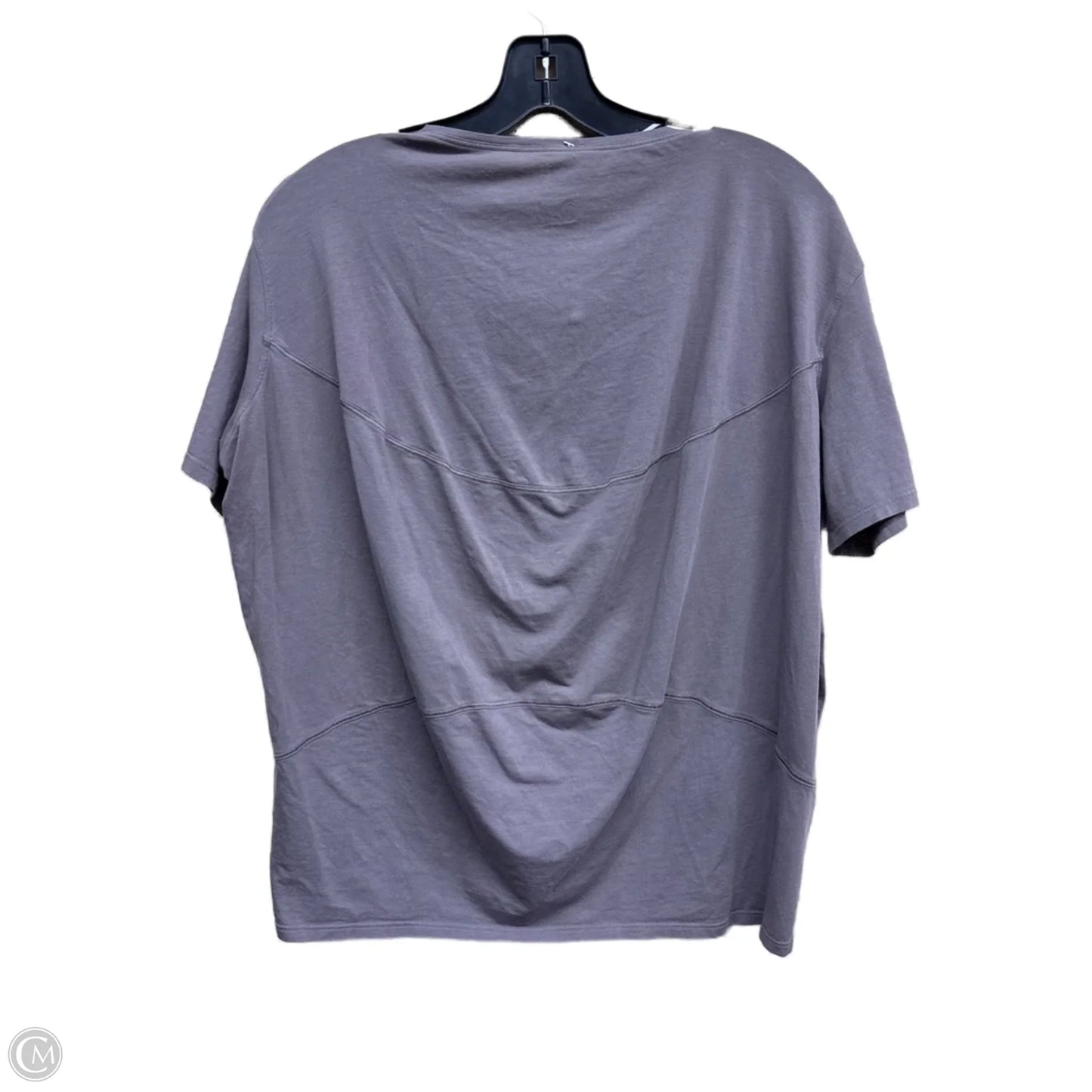Athletic Top Short Sleeve By Lululemon In Grey