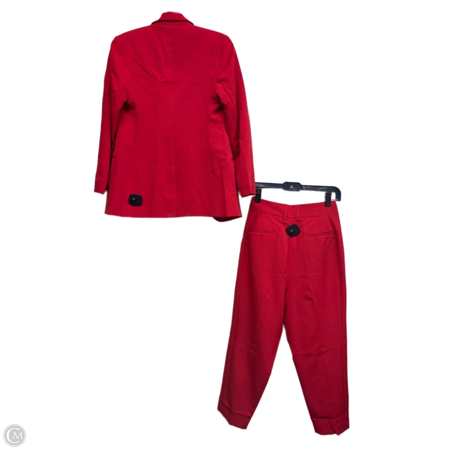 Pants Suit 2pc By Express In Red, Size: 2