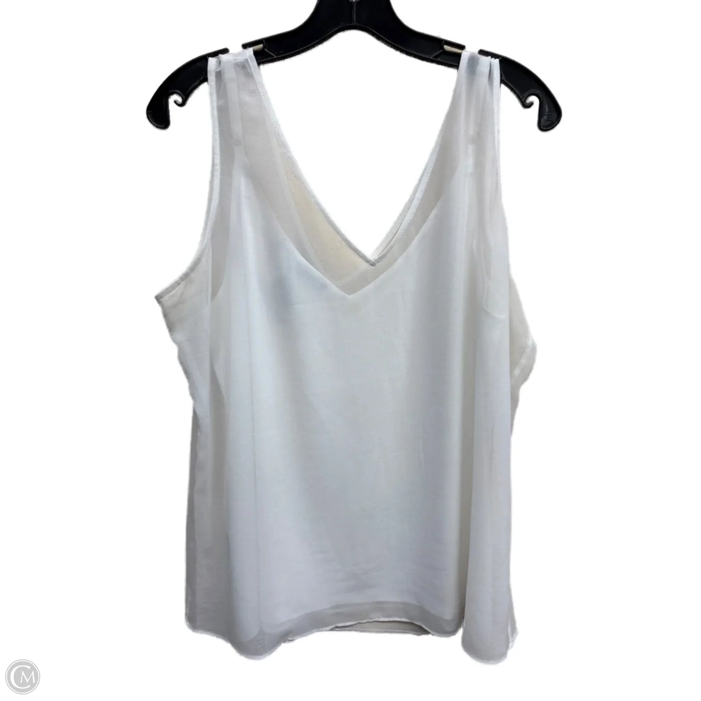 Top Sleeveless By White House Black Market In White, Size: L