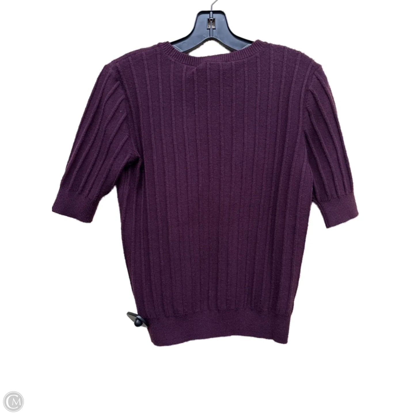 Top Short Sleeve By Ann Taylor In Purple, Size: Xs