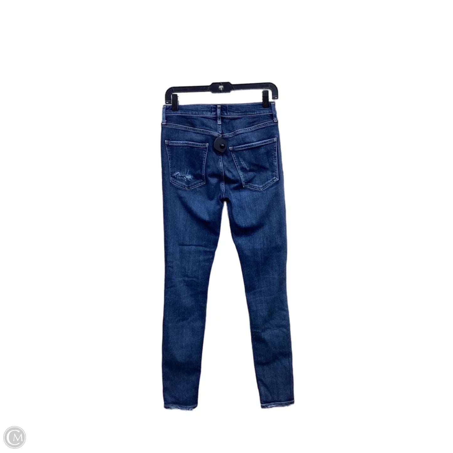 Jeans Straight By Agolde In Blue Denim, Size: 6