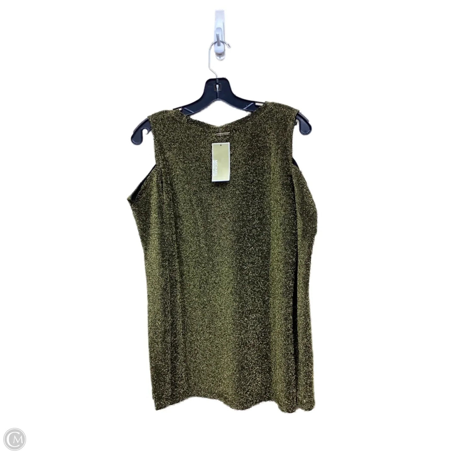 Top Long Sleeve By Michael By Michael Kors In Gold, Size: L