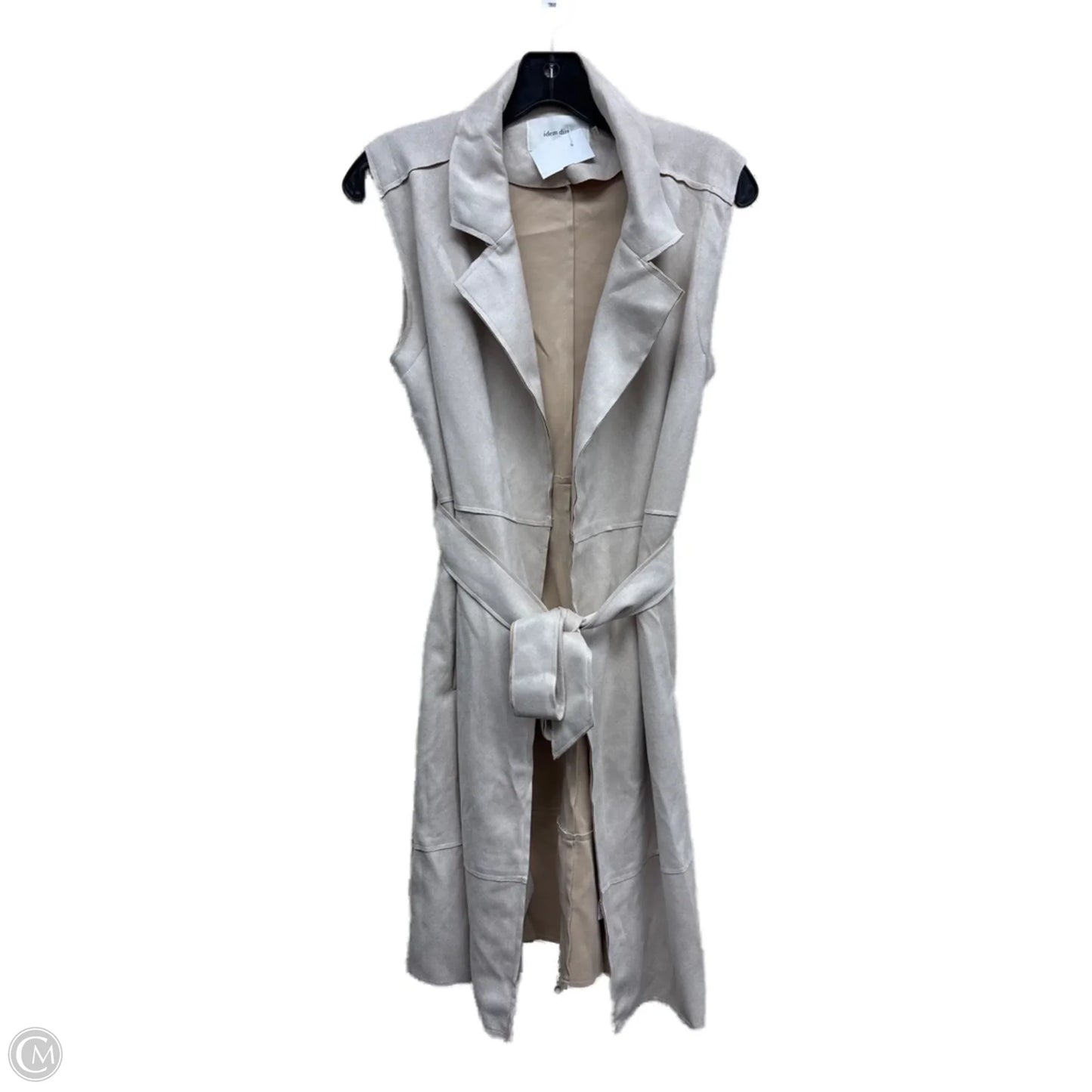 Vest Other By Clothes Mentor In Tan, Size: S