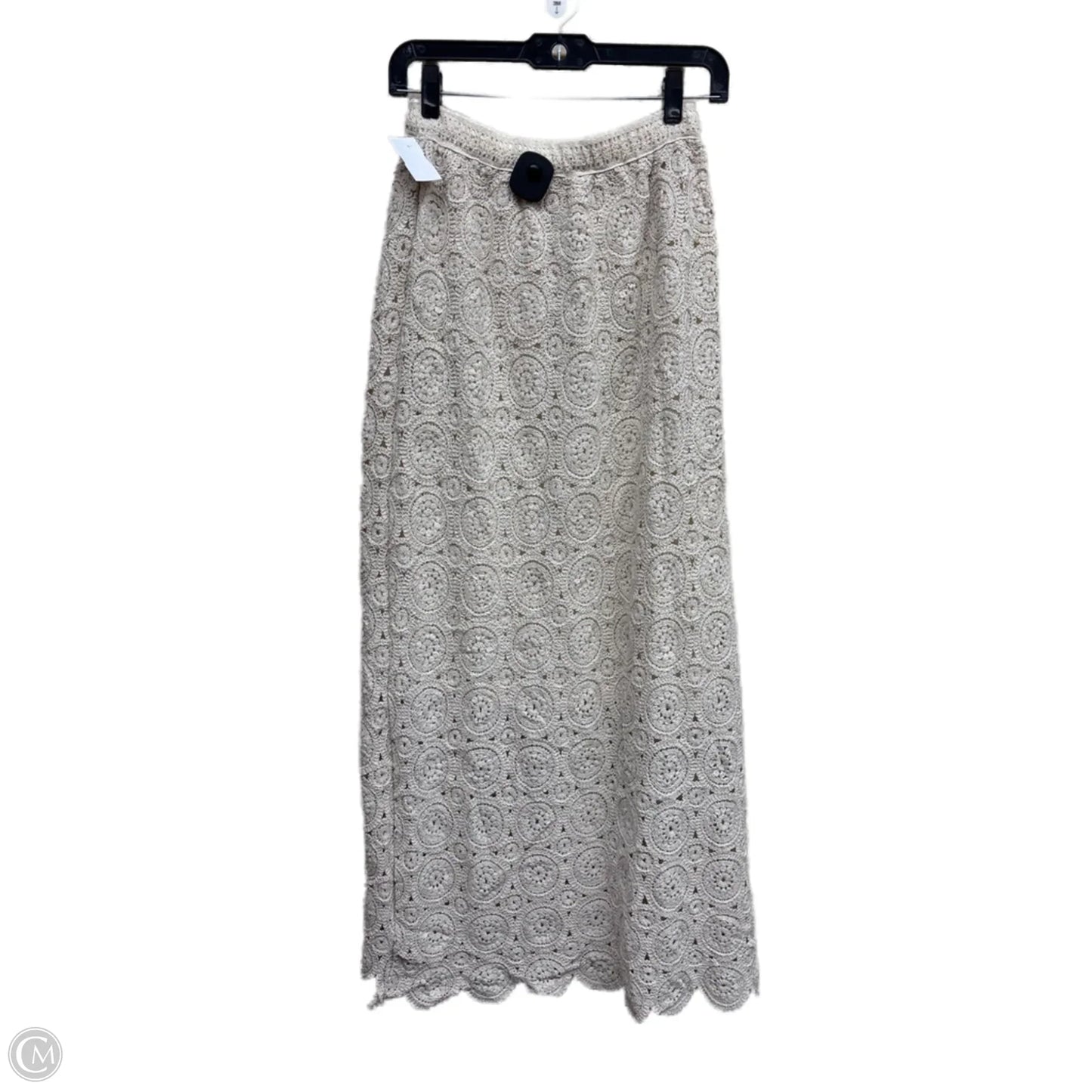 Skirt Maxi By Clothes Mentor In Tan, Size: L