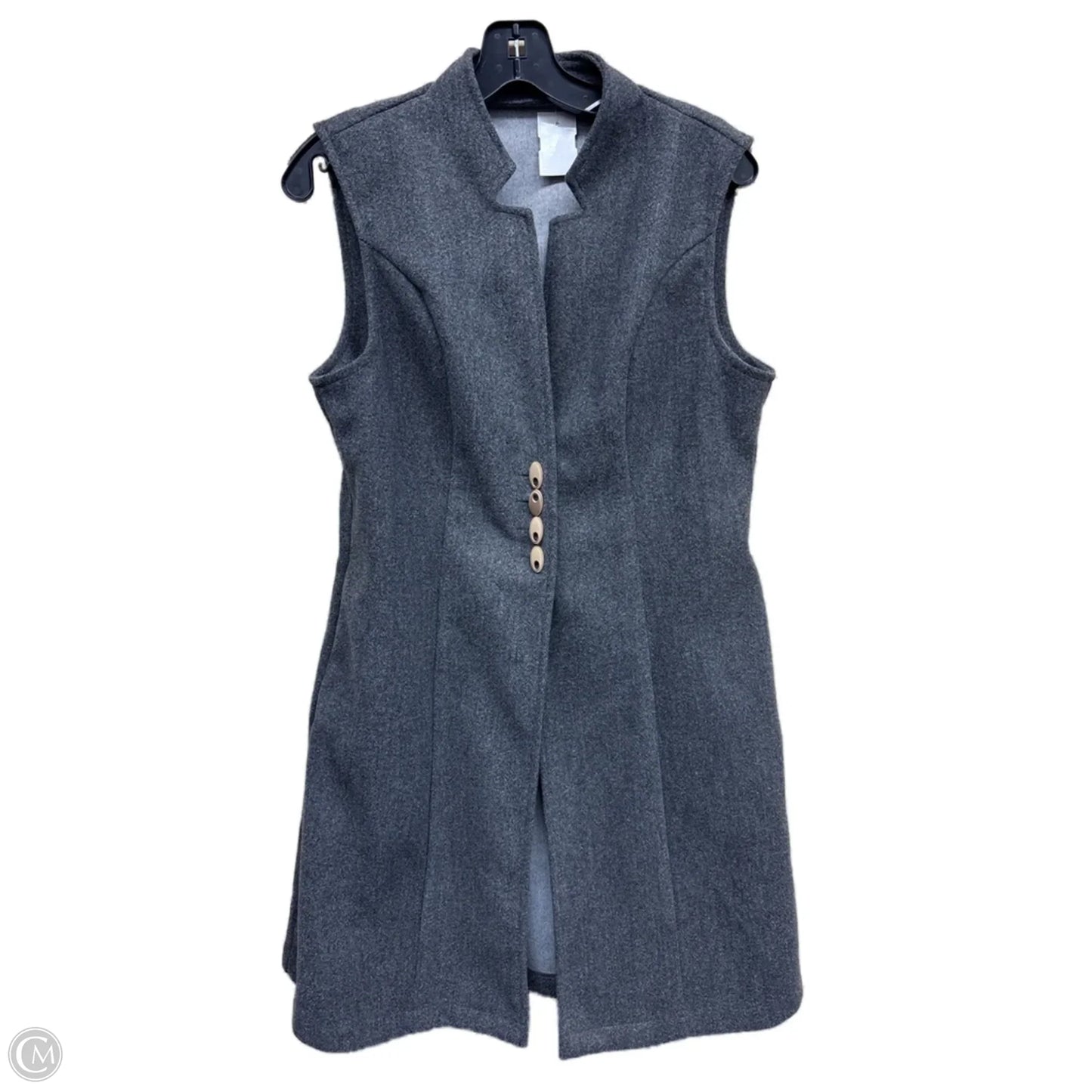 Vest Fleece By Shein In Grey, Size: L