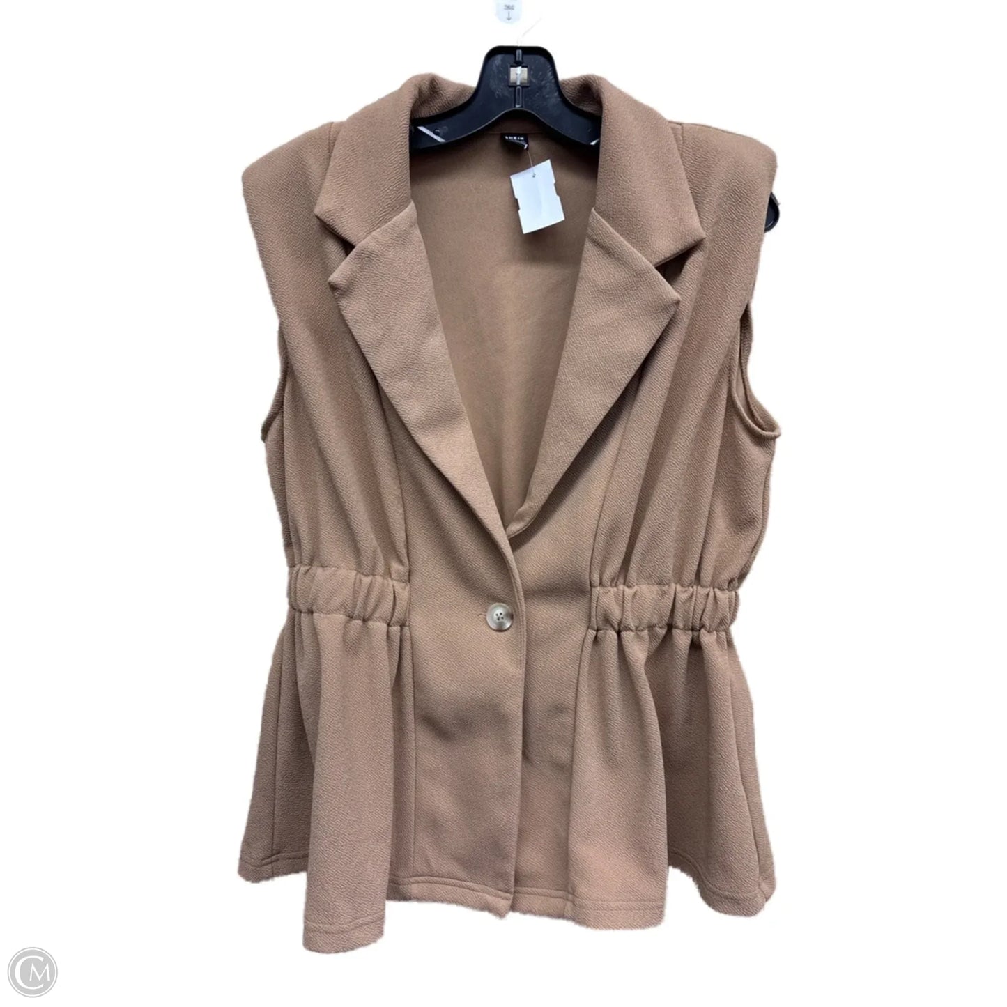 Vest Other By Shein In Tan, Size: L