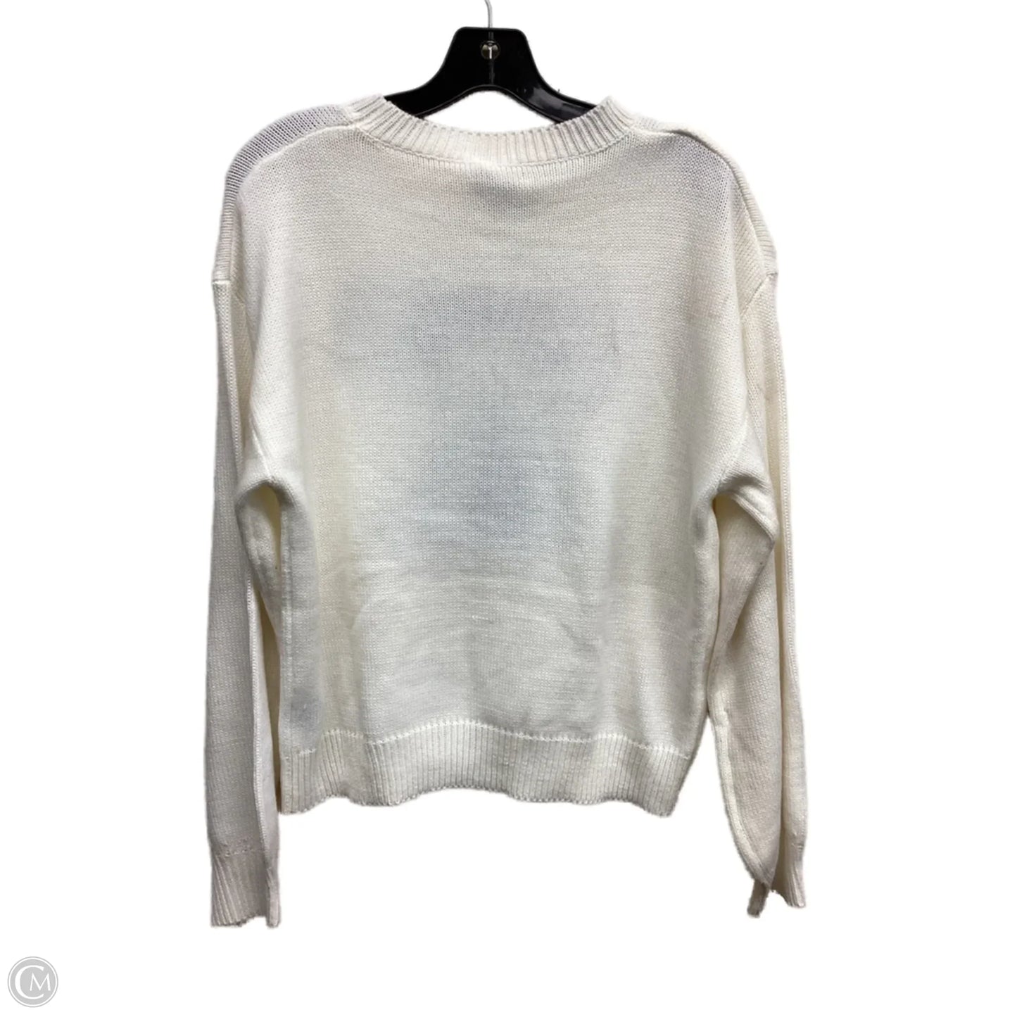 Sweater By Shein In White, Size: M