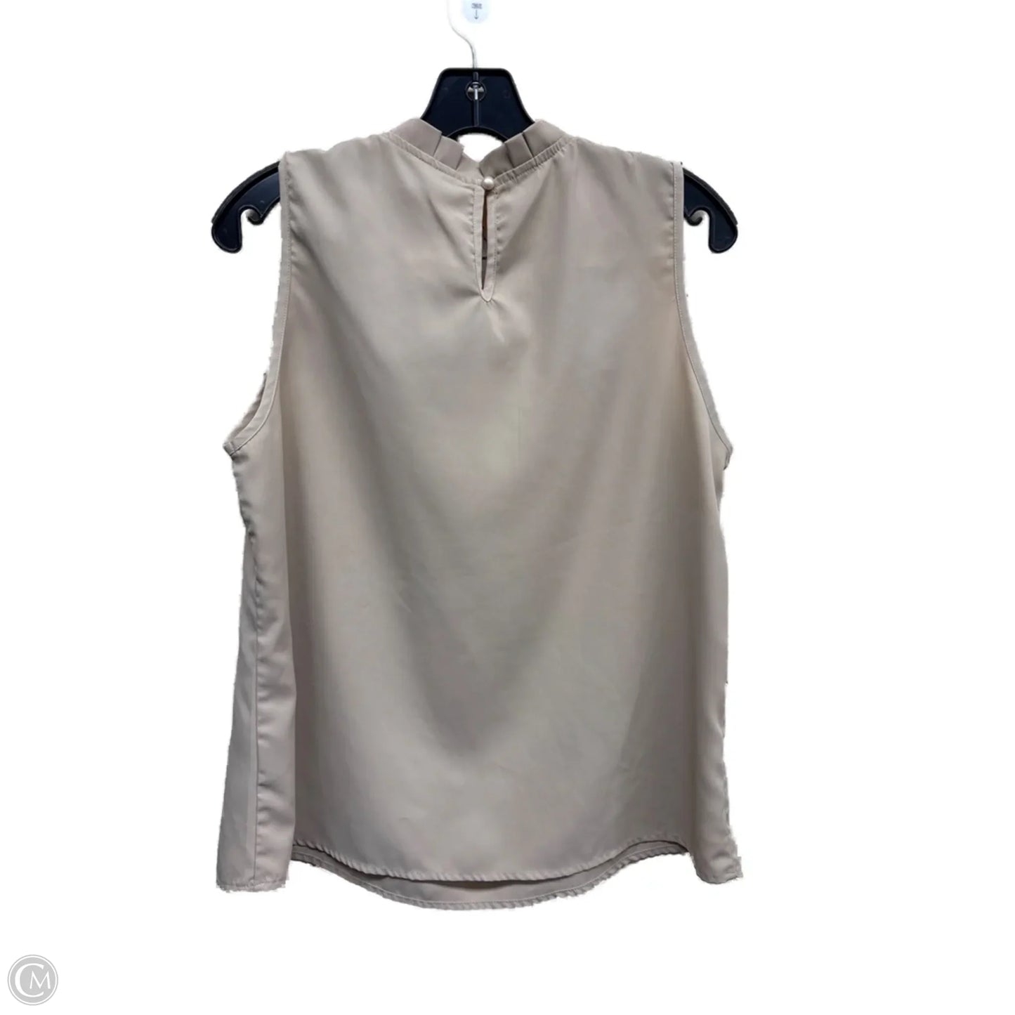 Top Sleeveless By Shein In Tan, Size: L