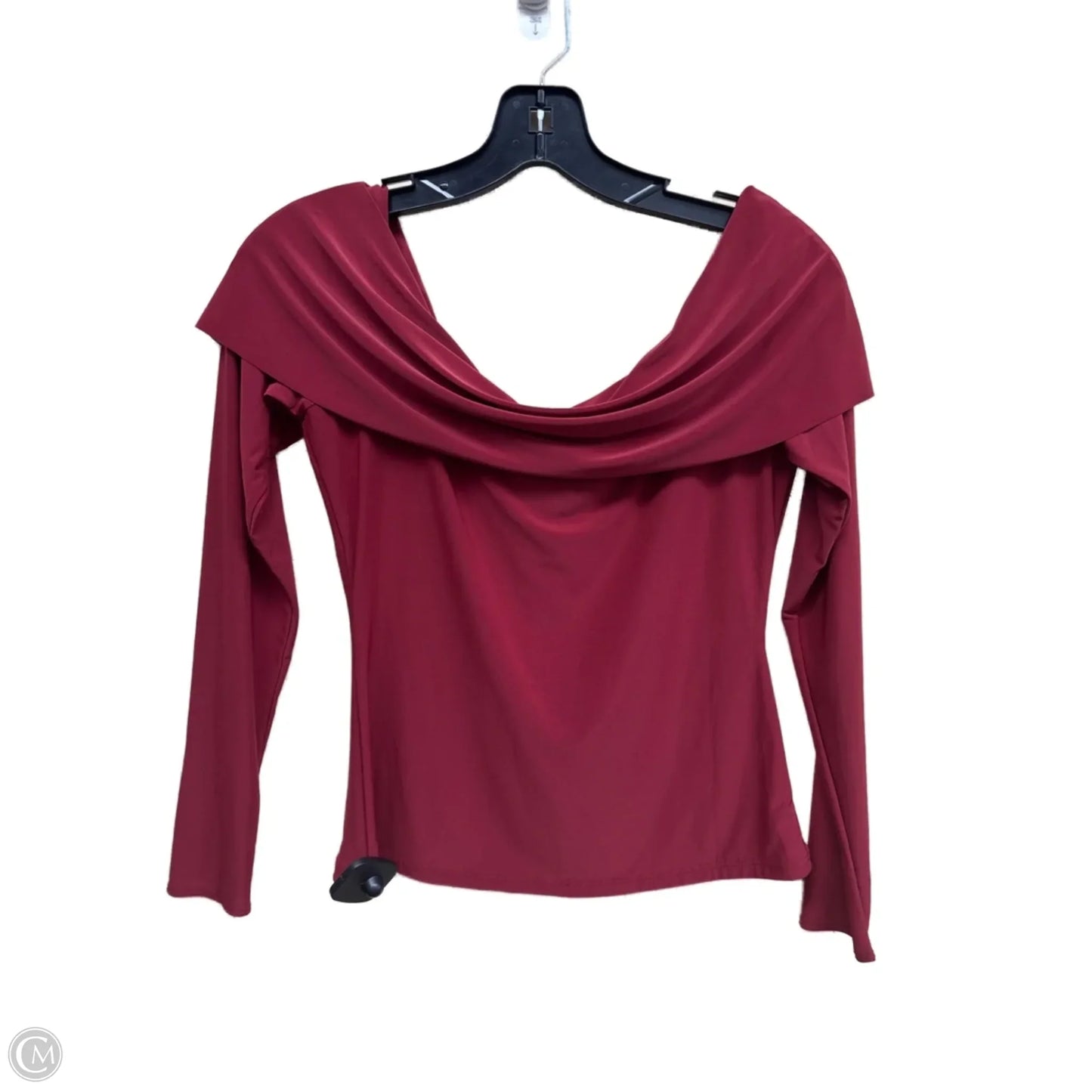 Top Long Sleeve By Clothes Mentor In Red, Size: L