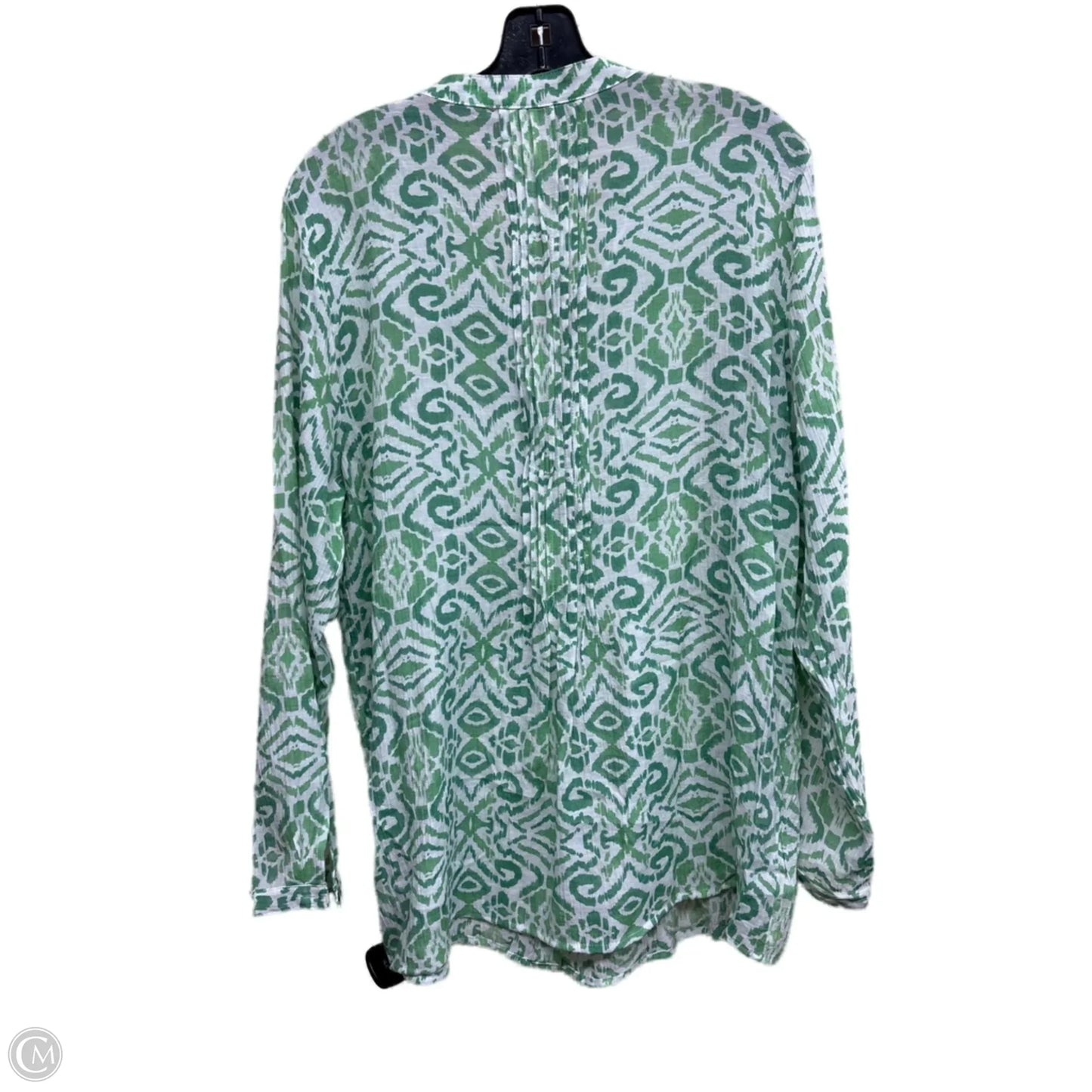 Top Long Sleeve By Nanette Lepore In Green, Size: L
