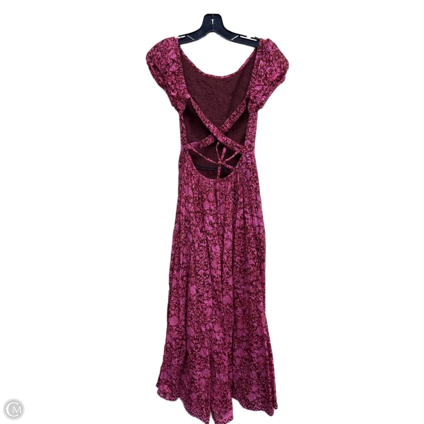Dress Casual Maxi By Free People In Pink & Red, Size: Xs