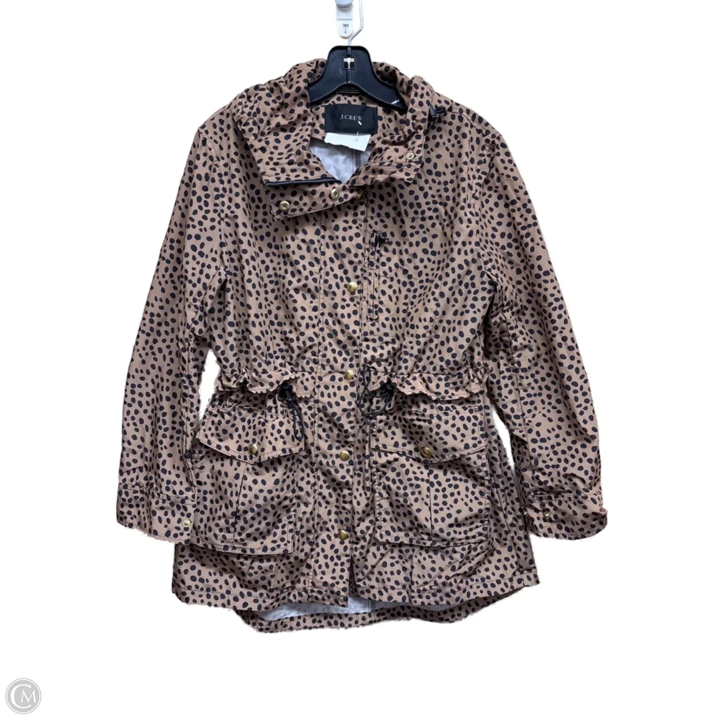 Jacket Windbreaker By J. Crew In Animal Print, Size: Xs