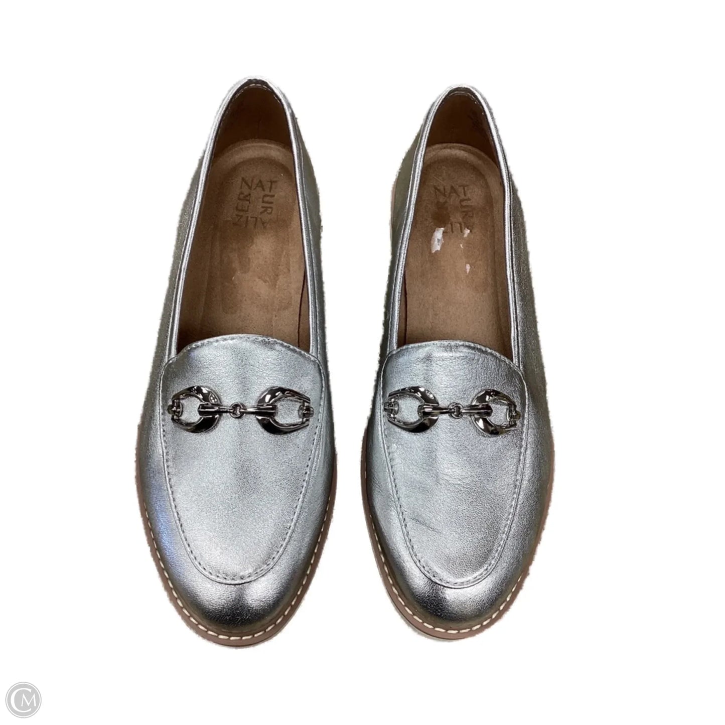 Shoes Flats By Naturalizer In Silver, Size: 10