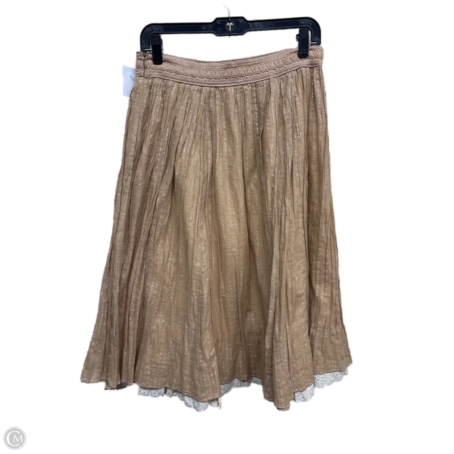 Skirt Midi By Express In Tan, Size: Xs