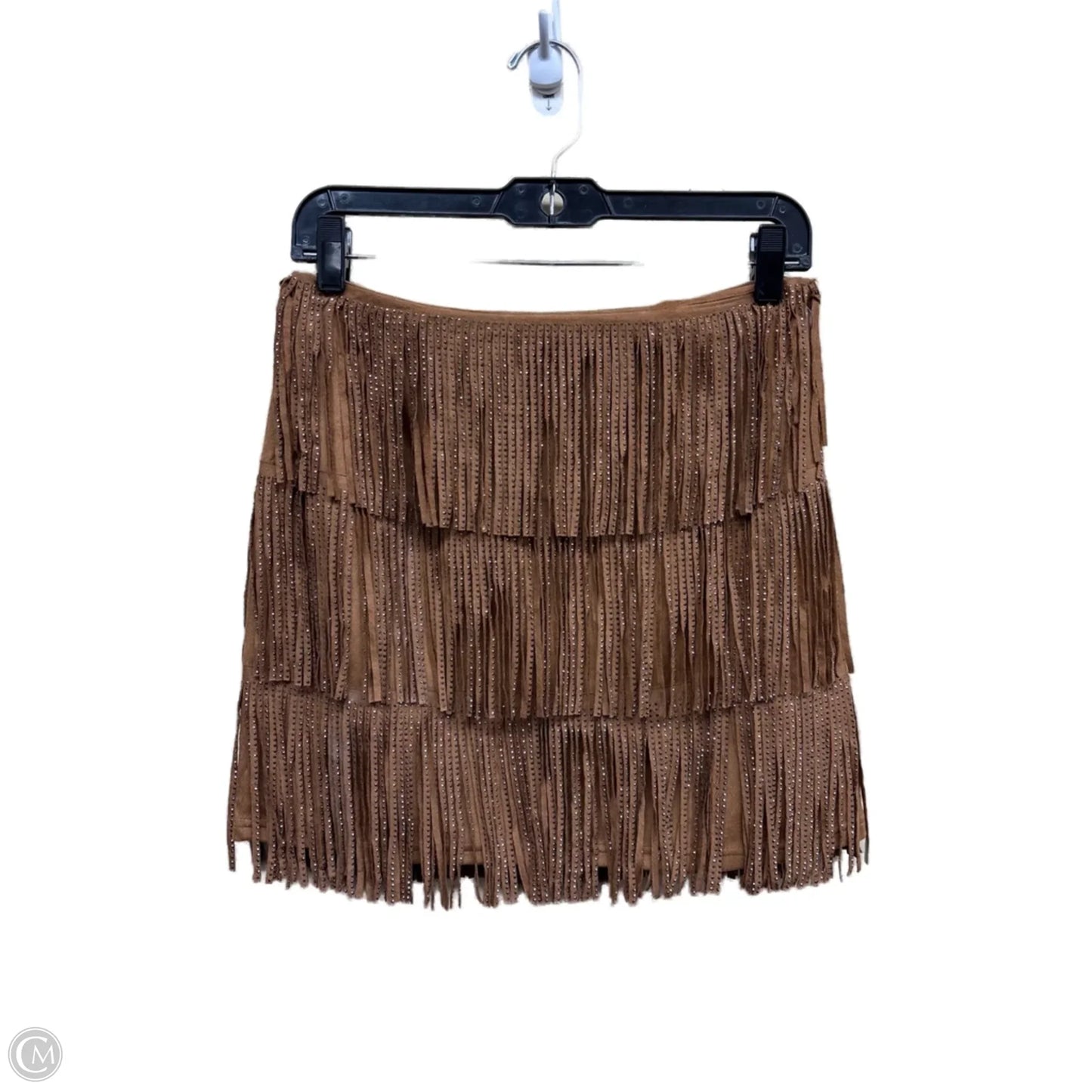 Skirt Mini & Short By Clothes Mentor In Brown, Size: M