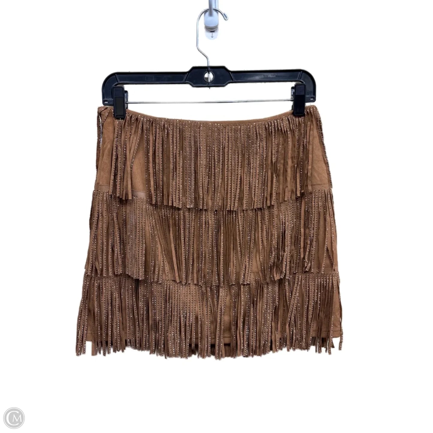 Skirt Mini & Short By Clothes Mentor In Brown, Size: M