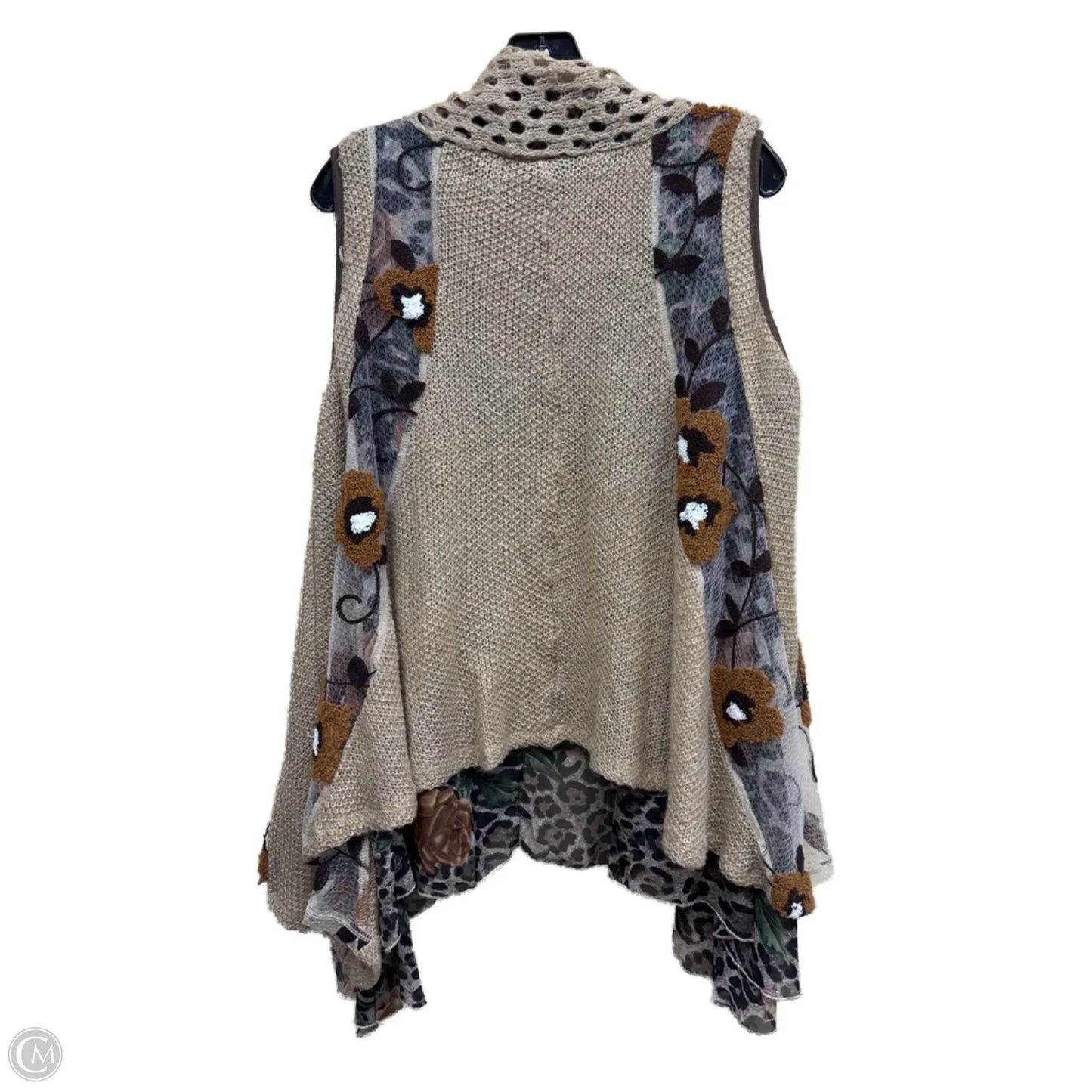 Vest Other By Clothes Mentor In Brown, Size: M