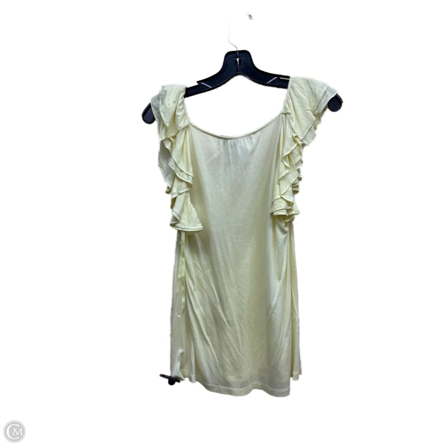 Top Sleeveless By Bcbgmaxazria In Yellow, Size: Xs