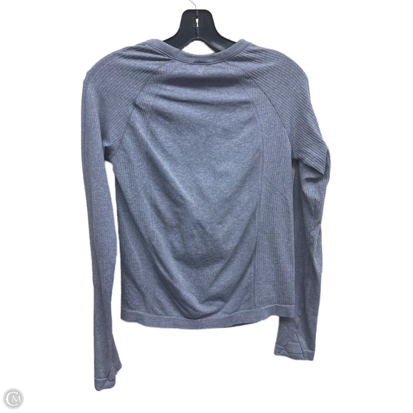 Athletic Top Long Sleeve Crewneck By Old Navy In Grey, Size: M