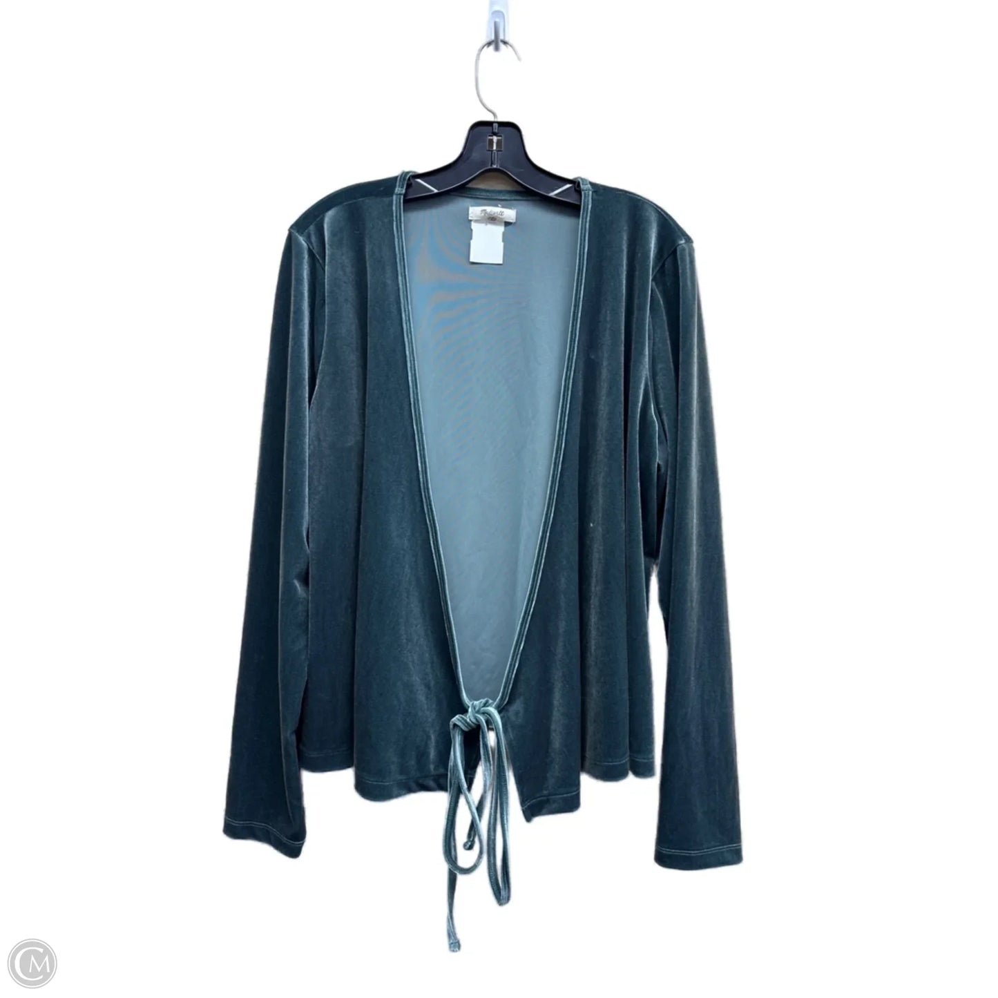 Top Long Sleeve By Madewell In Green, Size: Xl