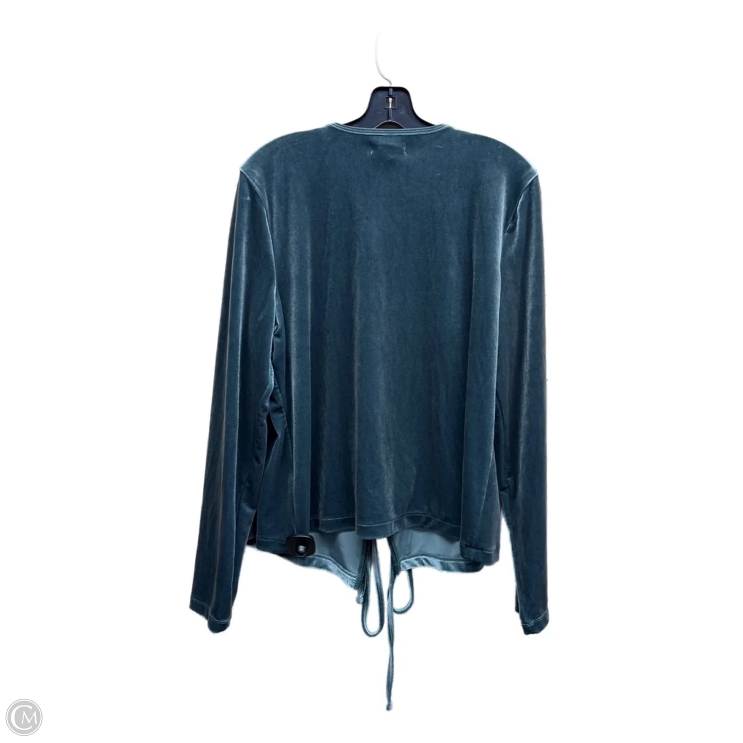 Top Long Sleeve By Madewell In Green, Size: Xl