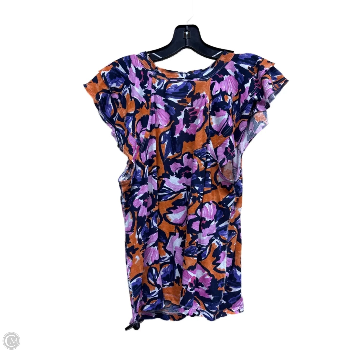 Top Sleeveless By Maeve In Maroon, Size: M