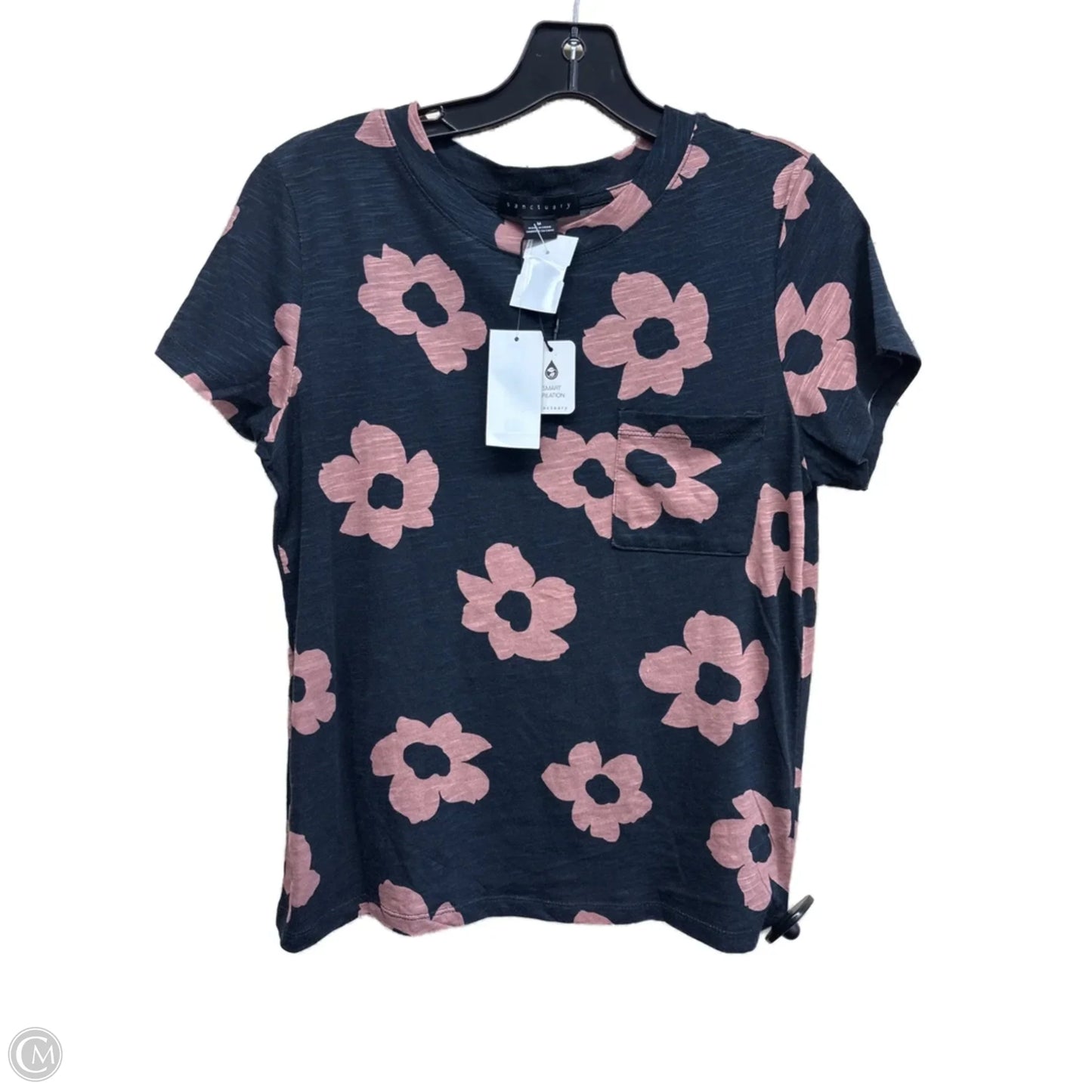 Top Short Sleeve By Sanctuary In Floral Print, Size: M