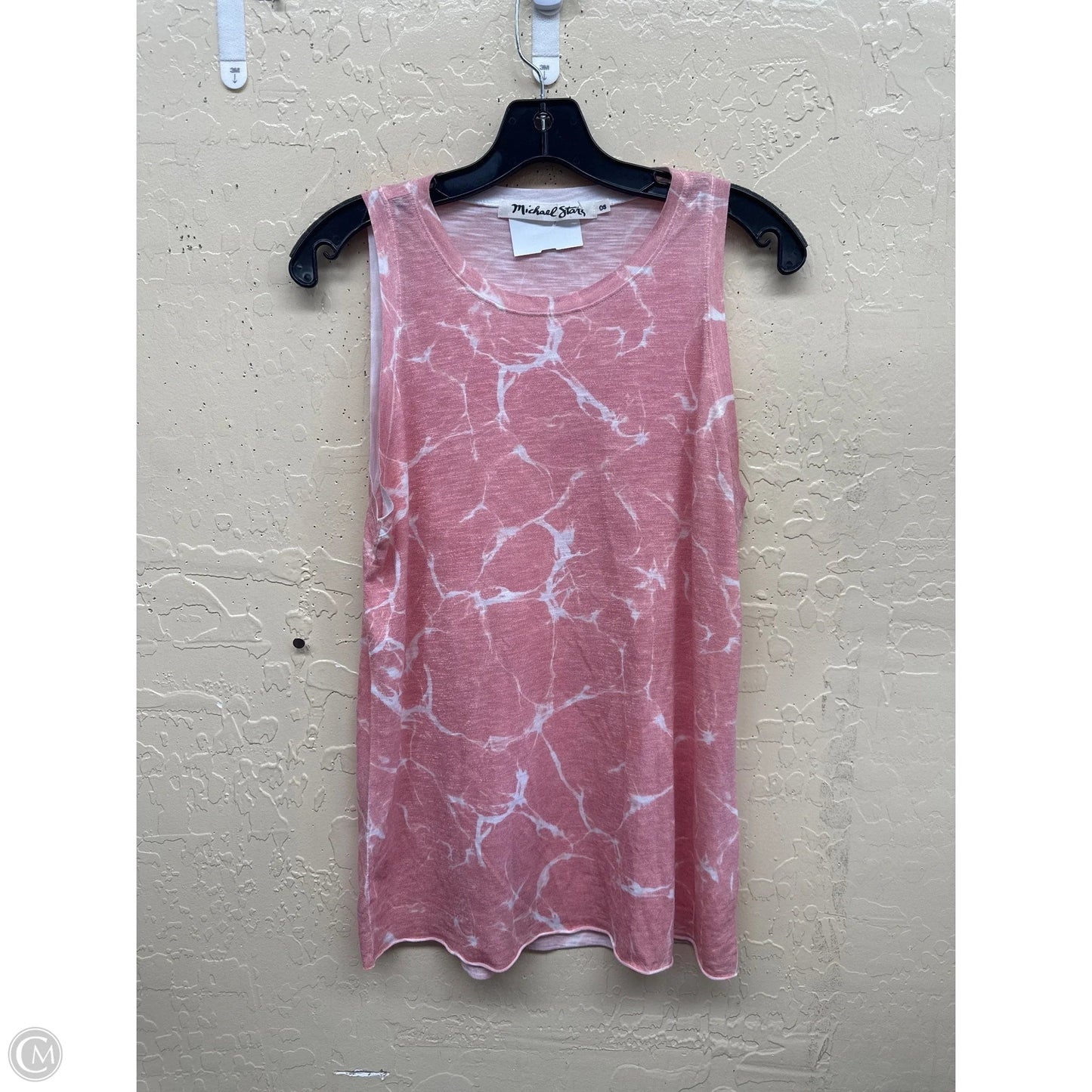 Top Sleeveless By Michael Stars In Pink, Size: Osfm