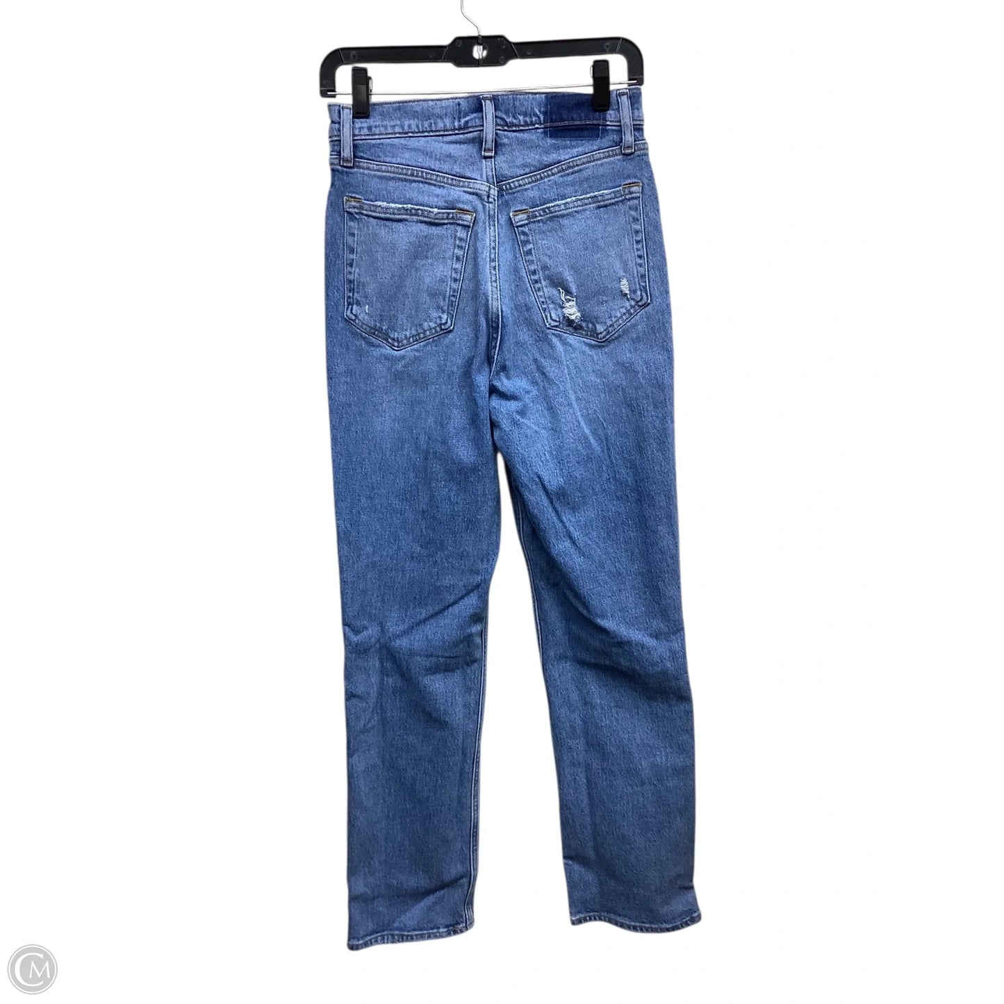 Jeans Straight By Abercrombie And Fitch In Blue Denim, Size: 4