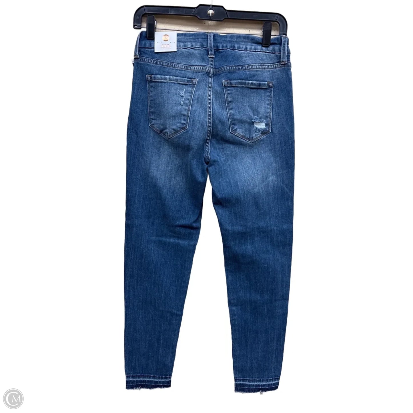 Jeans Skinny By Just Black In Blue Denim, Size: 4