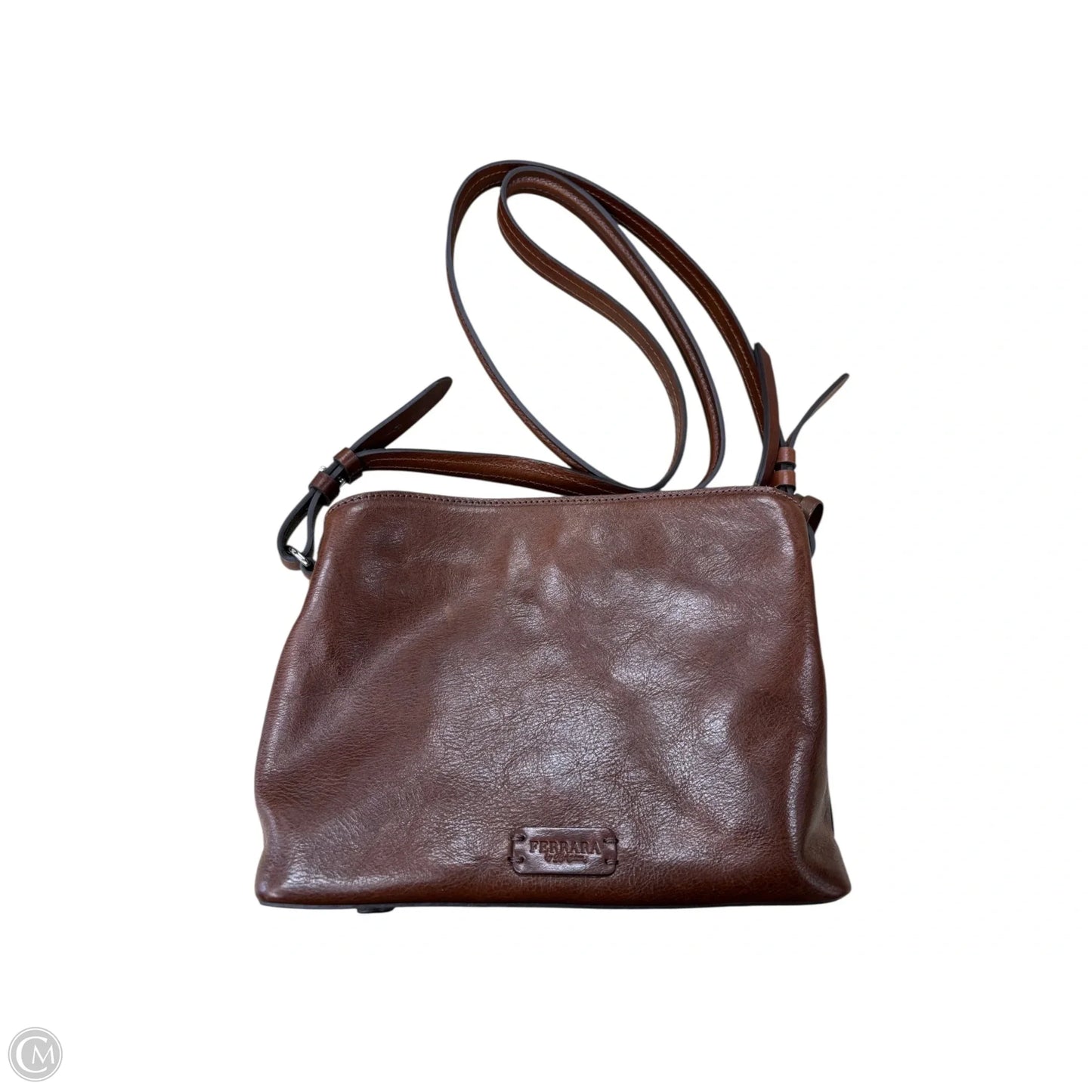 Handbag Leather By Brighton, Size: Medium