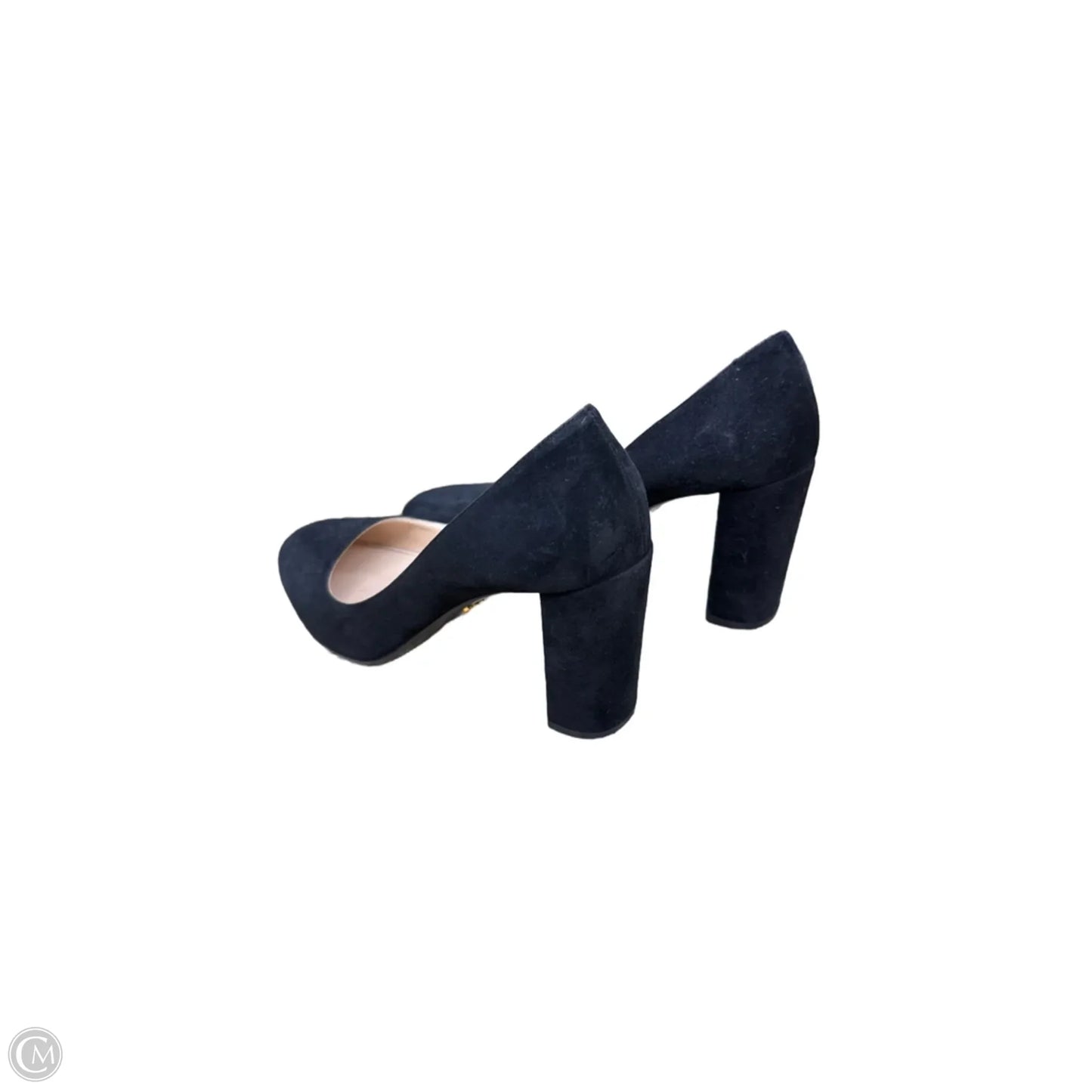 Shoes Luxury Designer By Prada In Black, Size: 7.5