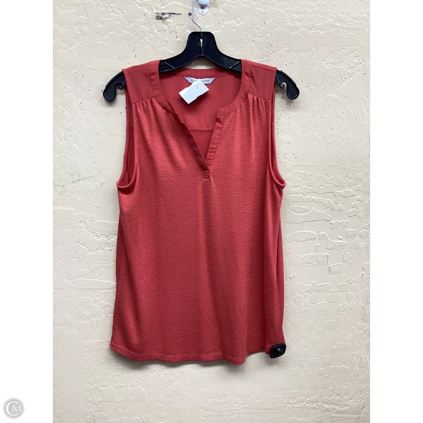 Top Sleeveless By 41 Hawthorn In Orange, Size: M