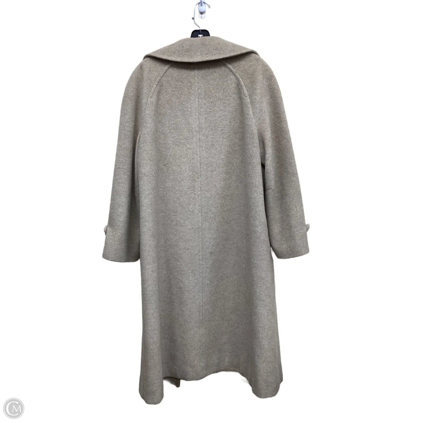 Coat Peacoat By Clothes Mentor In Tan, Size: L