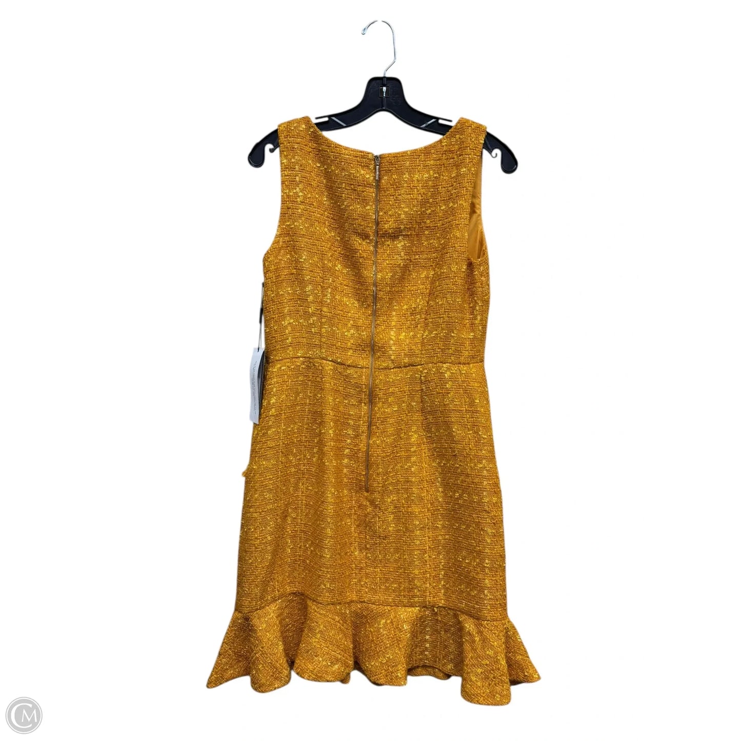 Dress Designer By Karl Lagerfeld In Yellow, Size: S