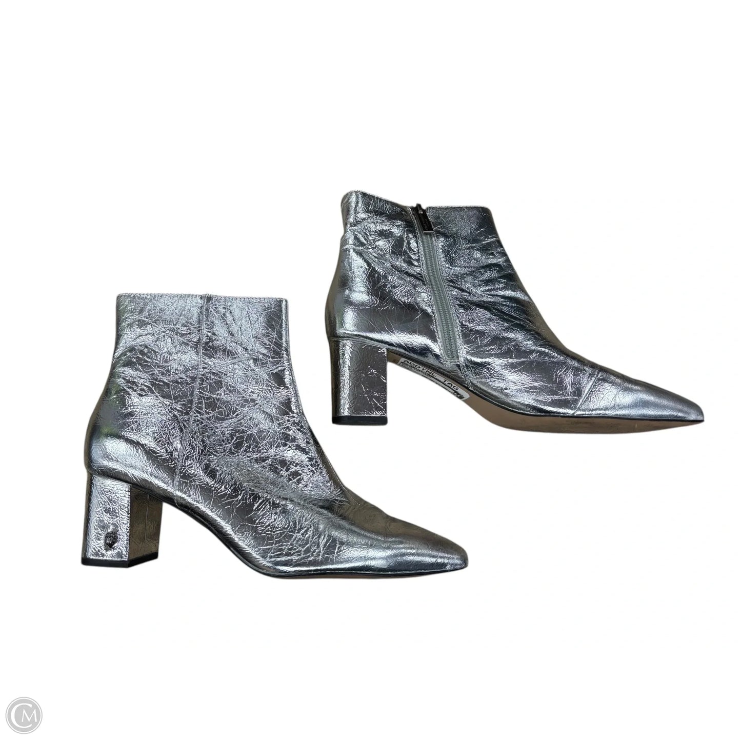 Boots Designer By Kurt Geiger In Silver, Size: 9