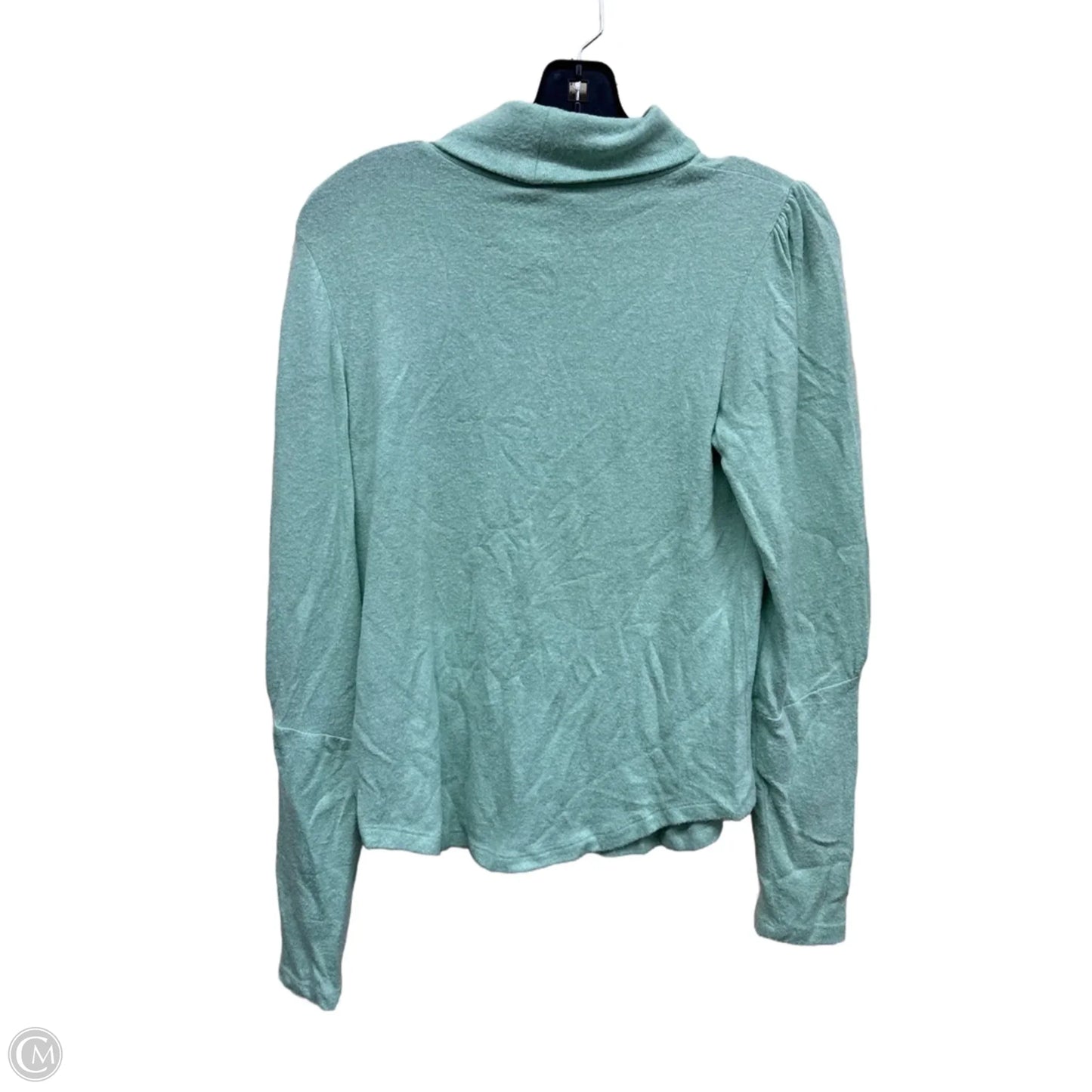 Top Long Sleeve By Anthropologie In Green, Size: Xs