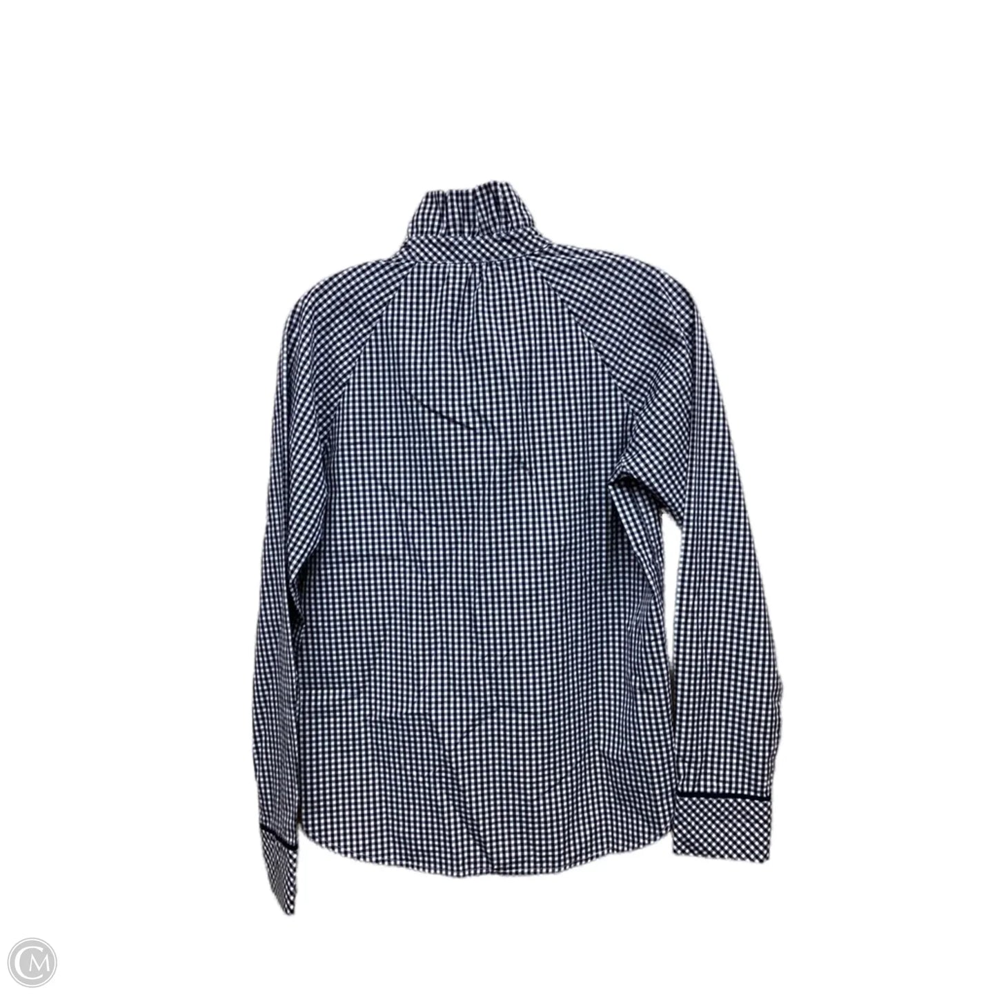 Top Long Sleeve By Vineyard Vines In Plaid Pattern, Size: 4