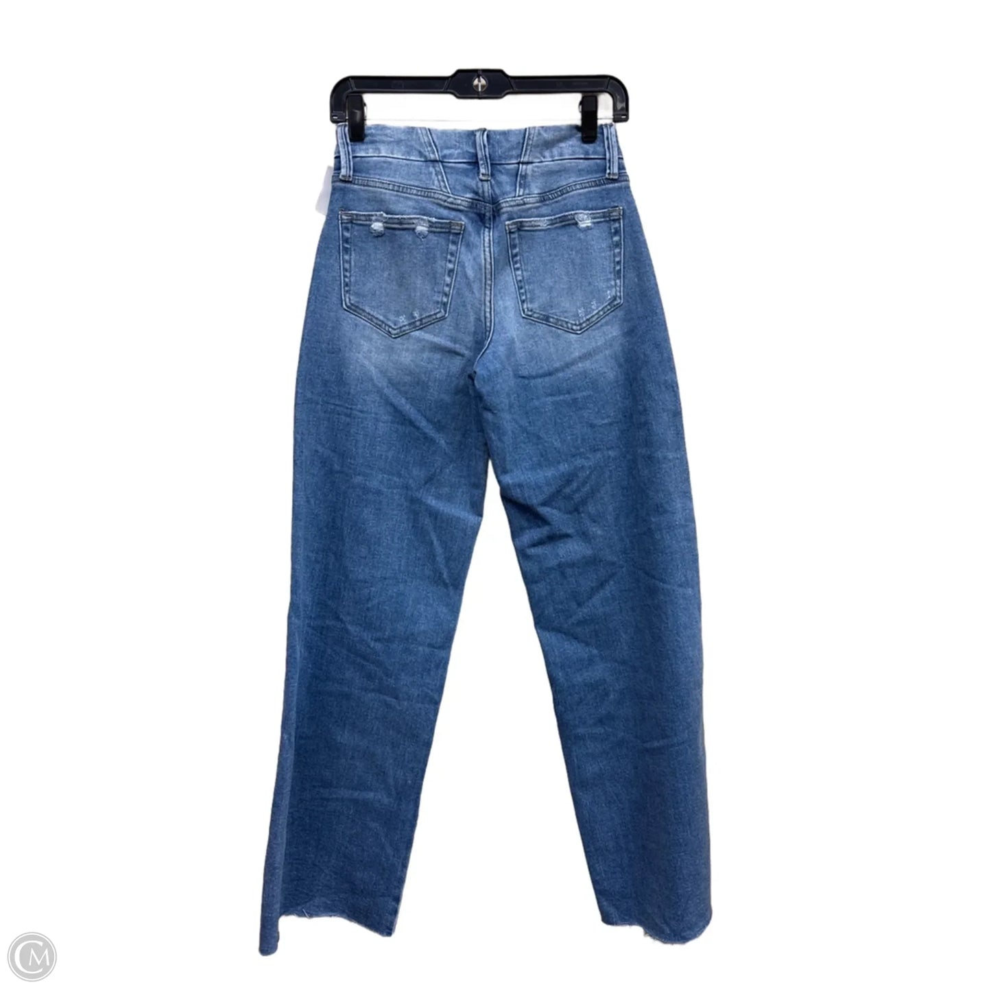 Jeans Wide Leg By Clothes Mentor In Blue Denim, Size: 0