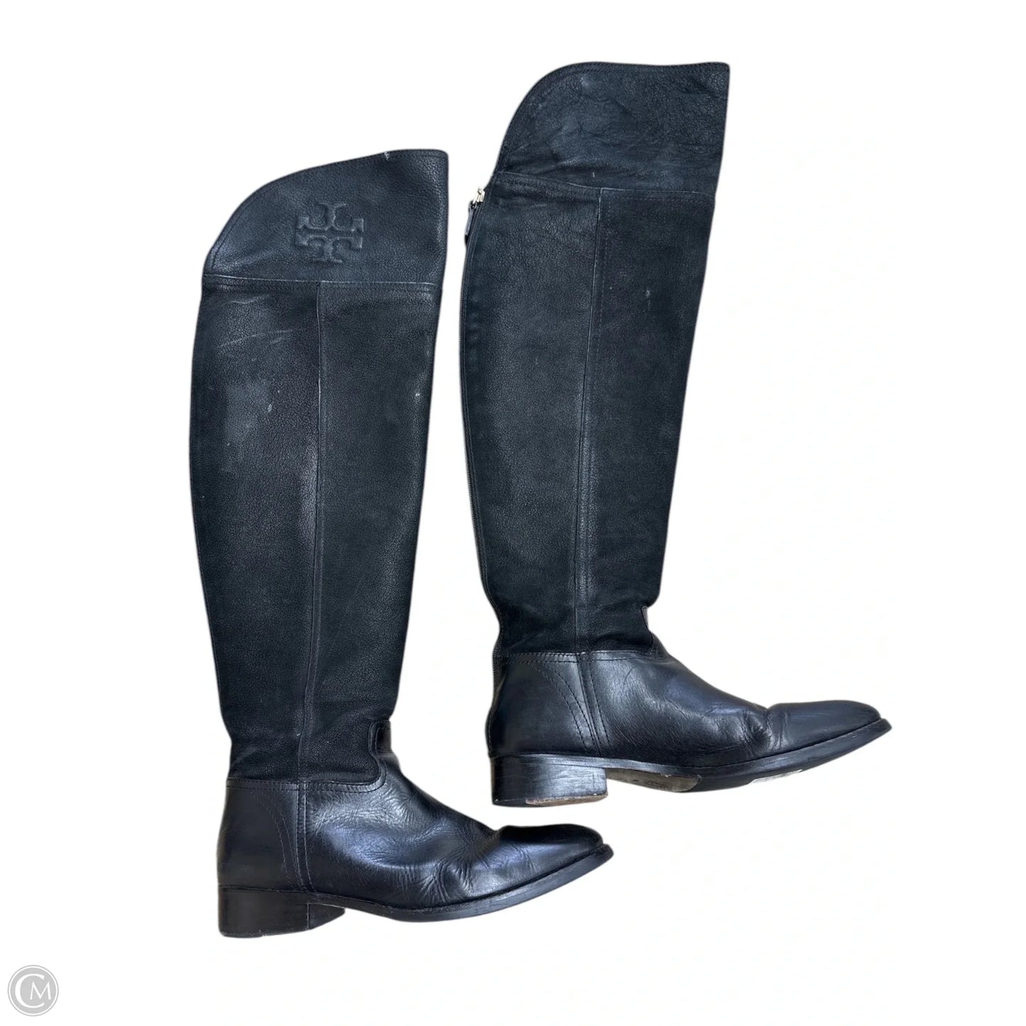 Boots Designer By Tory Burch In Black, Size: 8