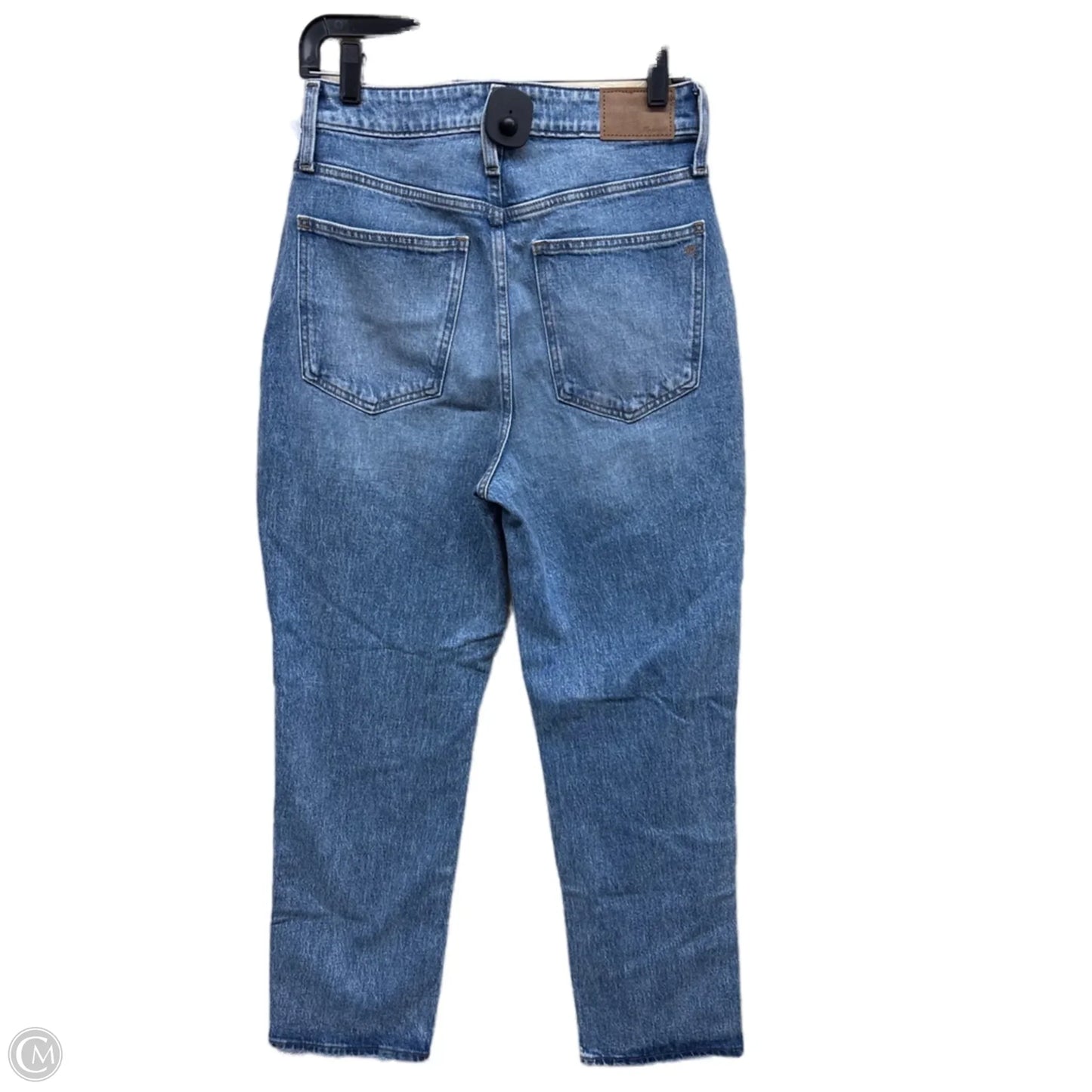 Jeans Straight By Madewell In Blue Denim, Size: 6