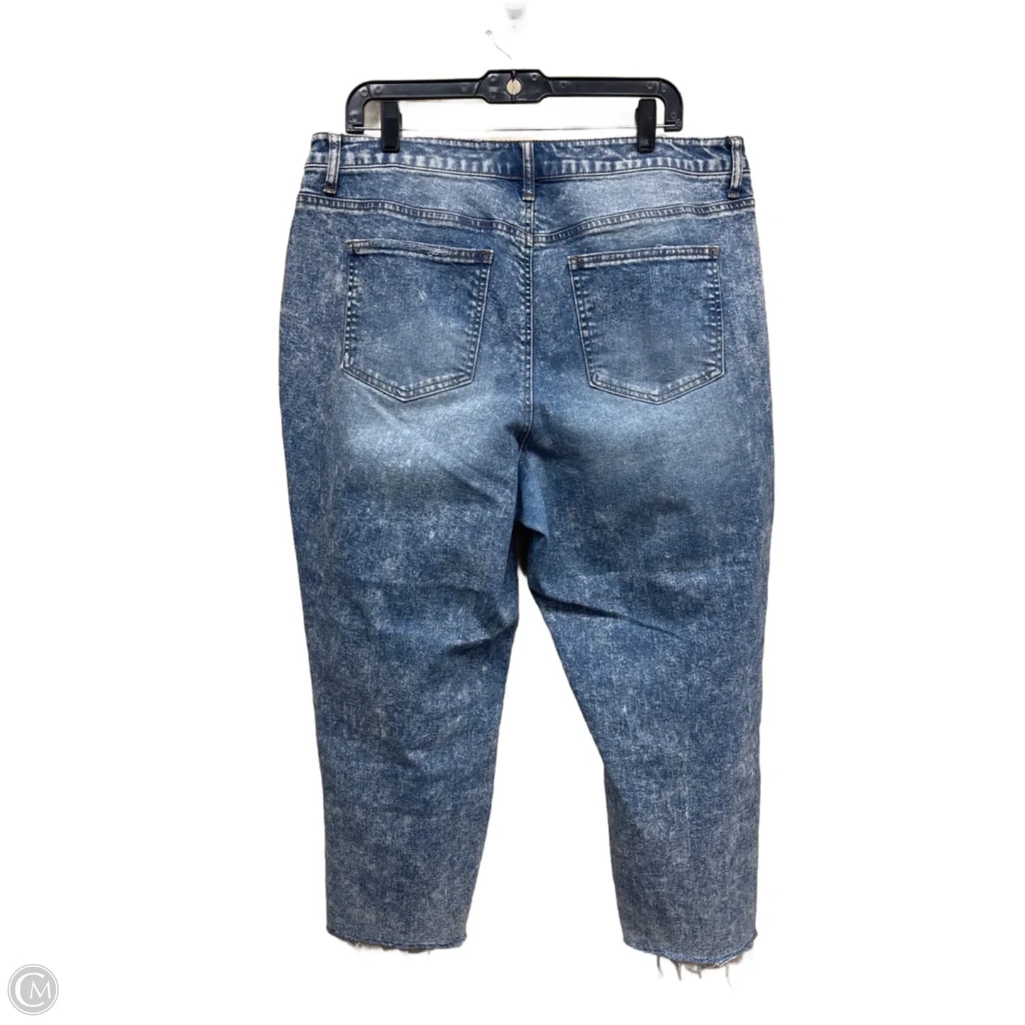 Jeans Straight By Clothes Mentor In Blue Denim, Size: 14