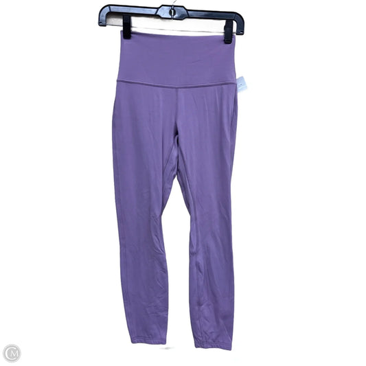 Athletic Leggings By Lululemon In Purple, Size: 4