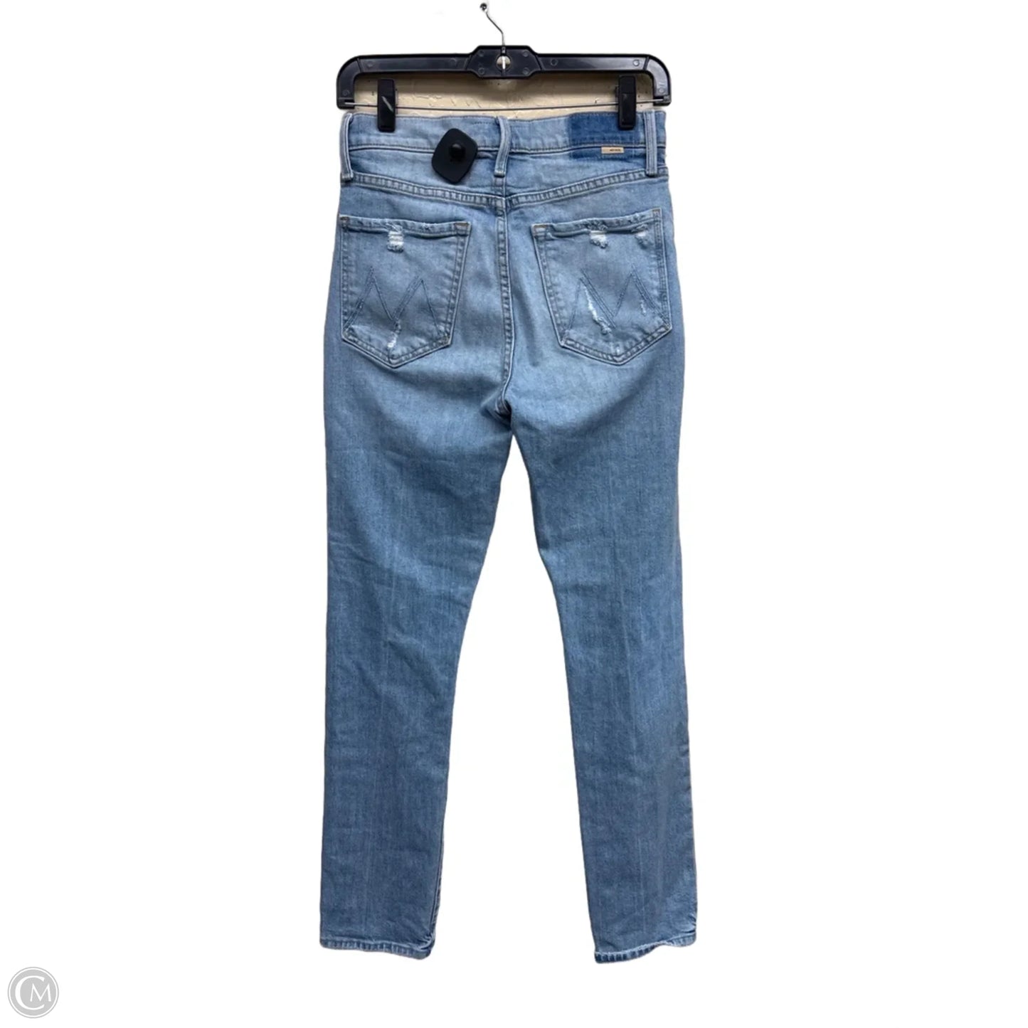 Jeans Straight By Mother Jeans In Blue Denim, Size: 2